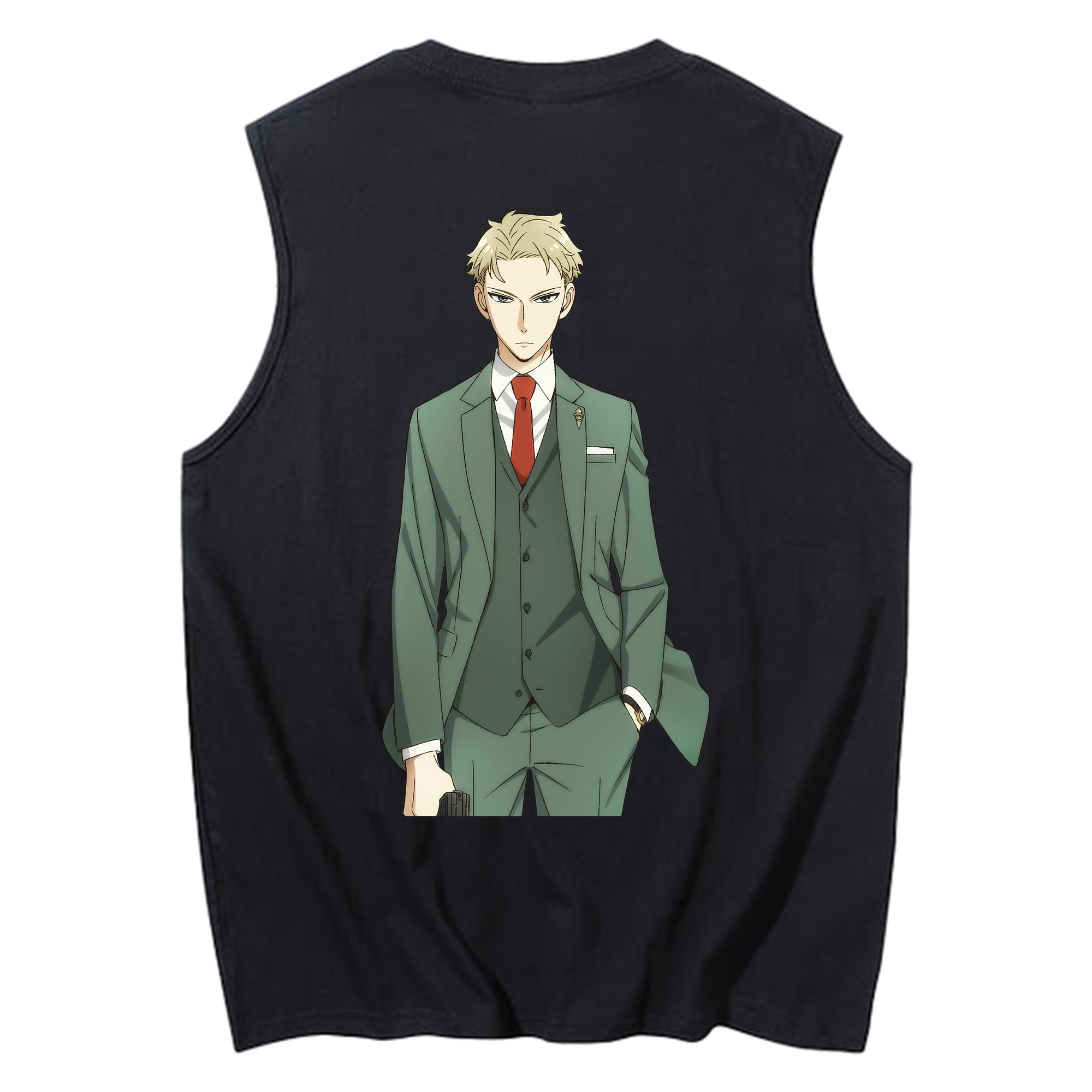 （画像用） SPY×FAMILY间谍家家酒 コットン100％タンクトップ（背面プリント）