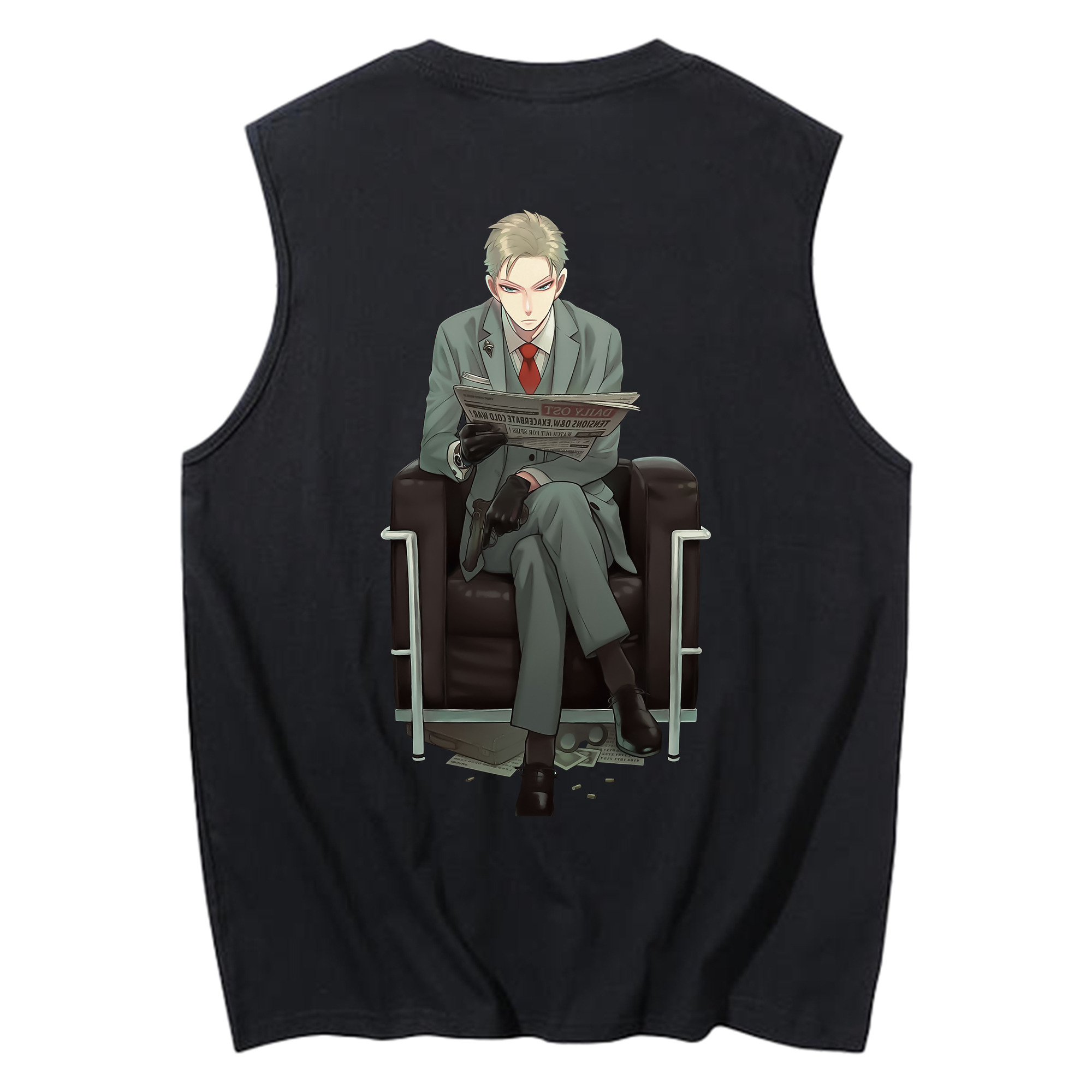 （画像用） SPY×FAMILY间谍家家酒 コットン100％タンクトップ（背面プリント）