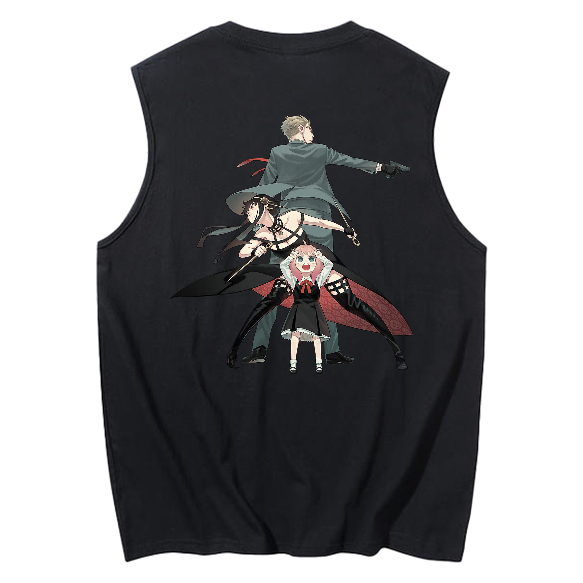 （画像用） SPY×FAMILY间谍家家酒 コットン100％タンクトップ（背面プリント）