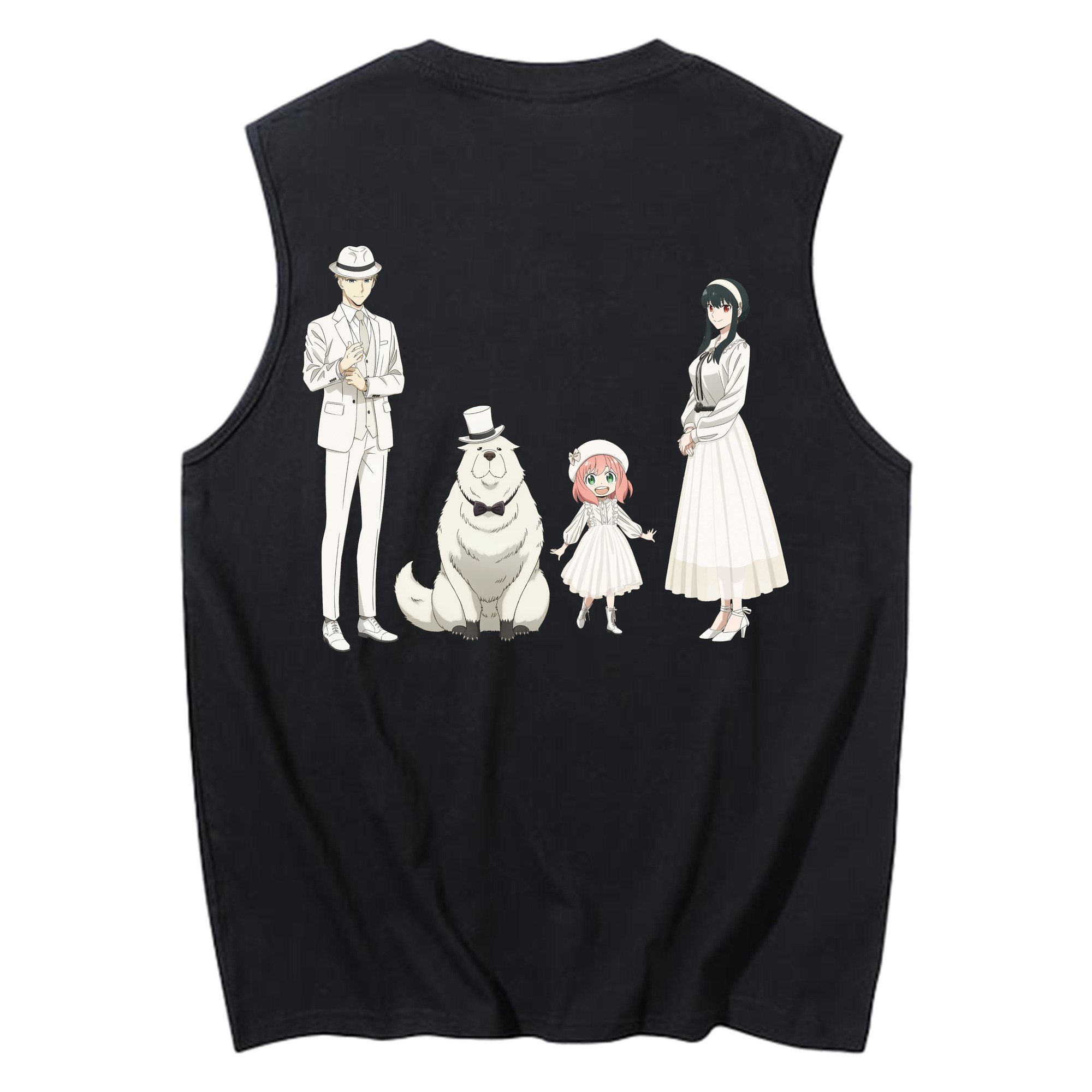 （画像用） SPY×FAMILY间谍家家酒 コットン100％タンクトップ（背面プリント）
