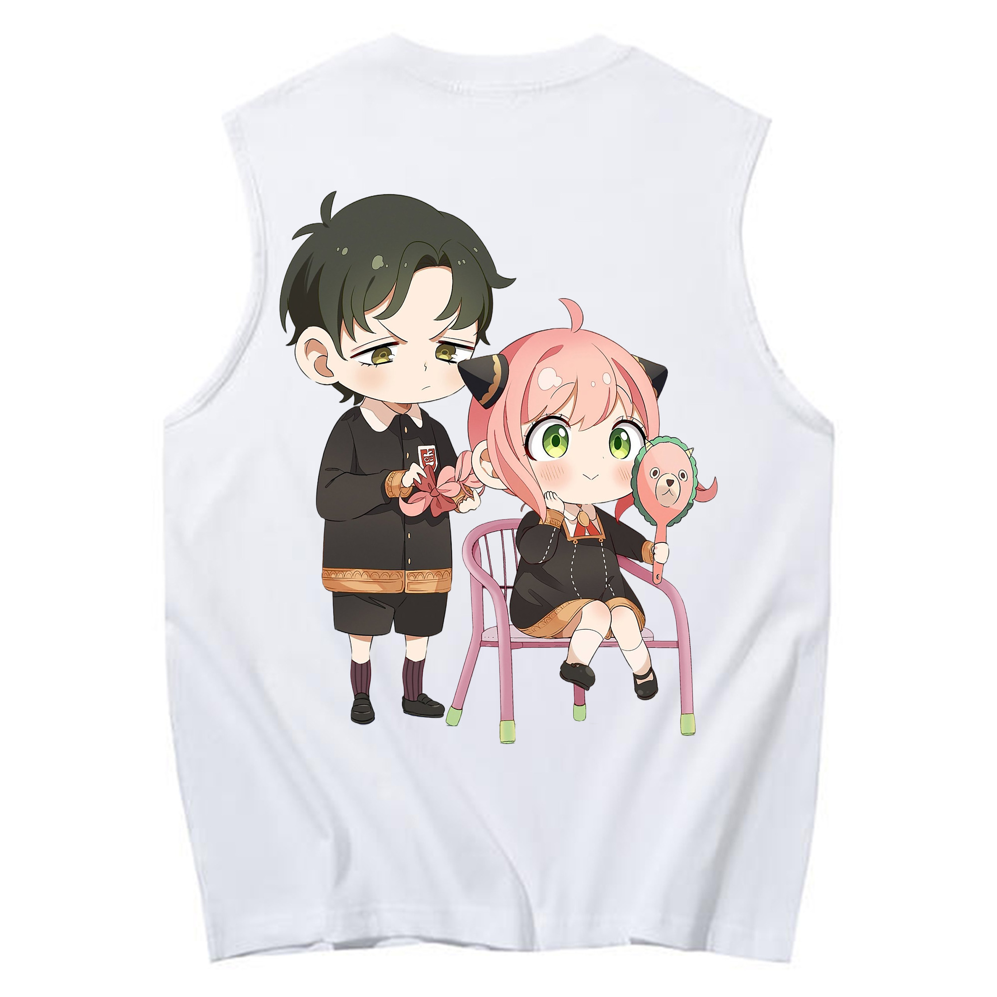 （画像用） SPY×FAMILY间谍家家酒 コットン100％タンクトップ（背面プリント）