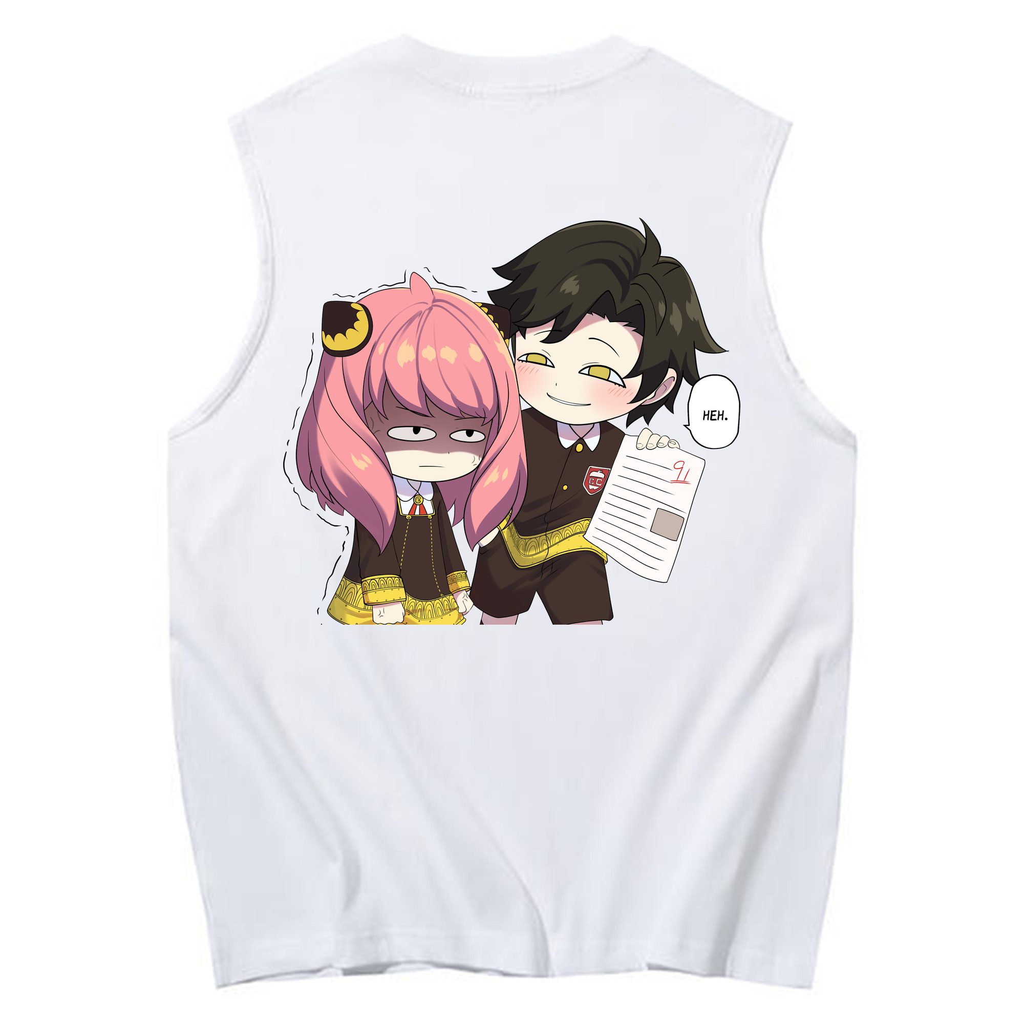 （画像用） SPY×FAMILY间谍家家酒 コットン100％タンクトップ（背面プリント）