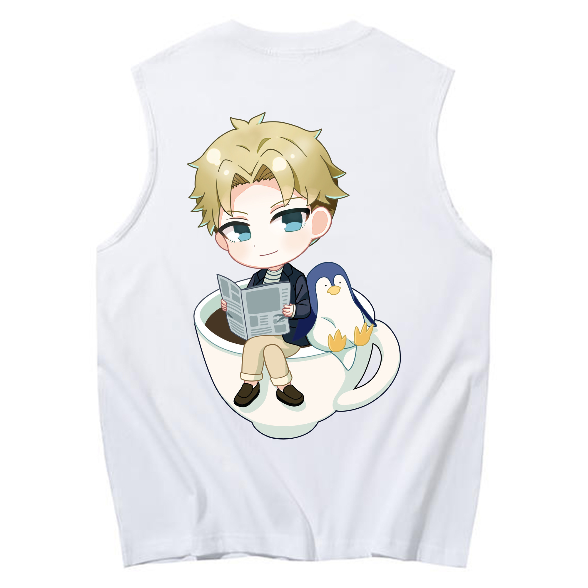 （画像用） SPY×FAMILY间谍家家酒 コットン100％タンクトップ（背面プリント）