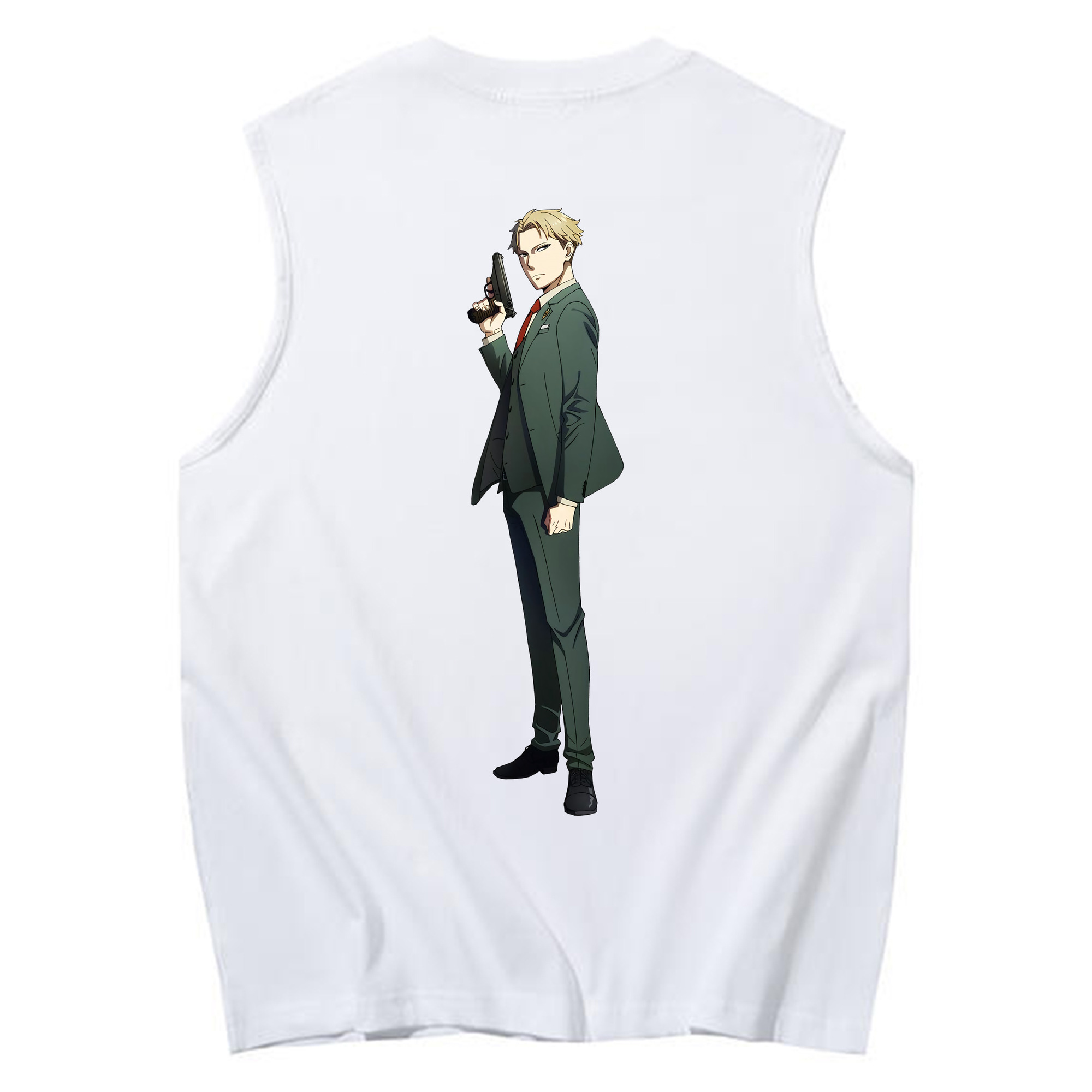 （画像用） SPY×FAMILY间谍家家酒 コットン100％タンクトップ（背面プリント）
