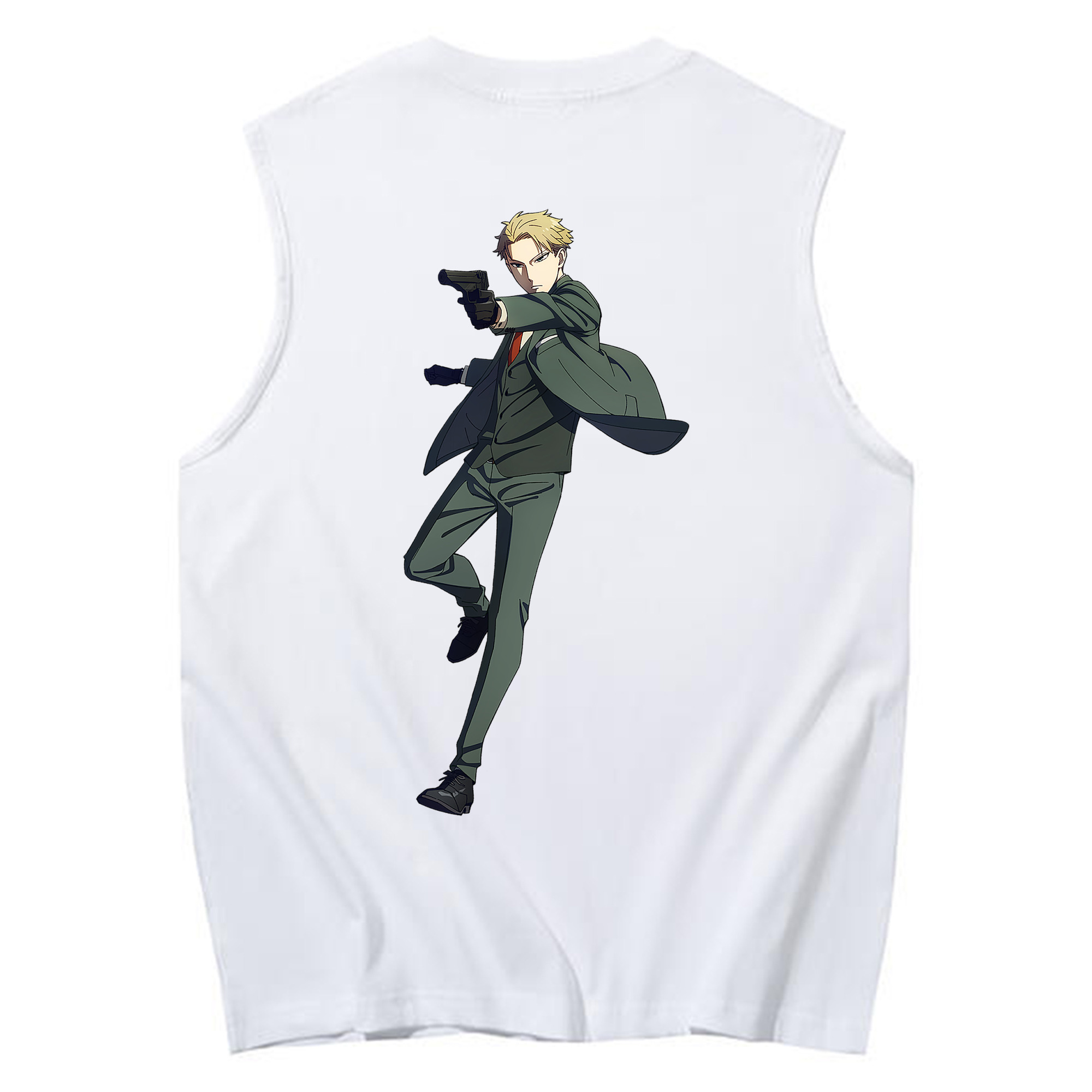 （画像用） SPY×FAMILY间谍家家酒 コットン100％タンクトップ（背面プリント）