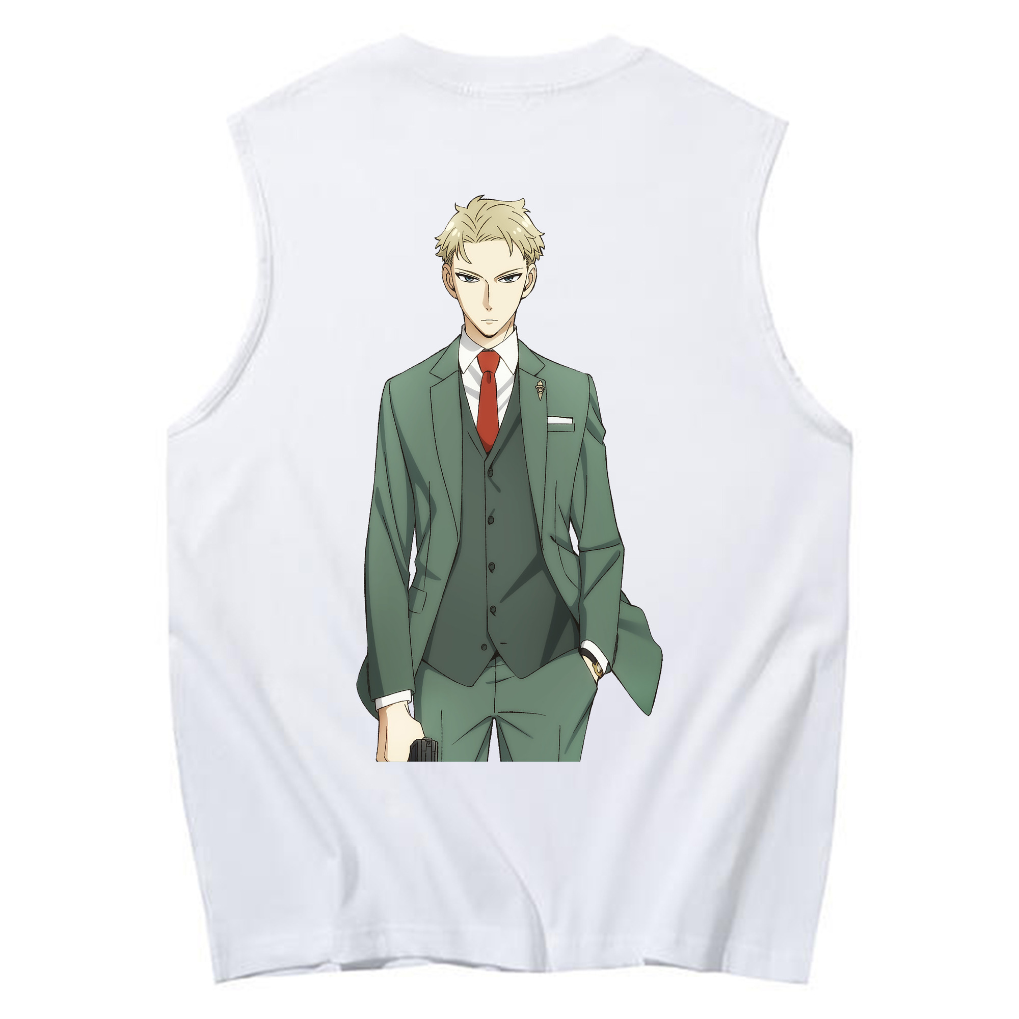 （画像用） SPY×FAMILY间谍家家酒 コットン100％タンクトップ（背面プリント）
