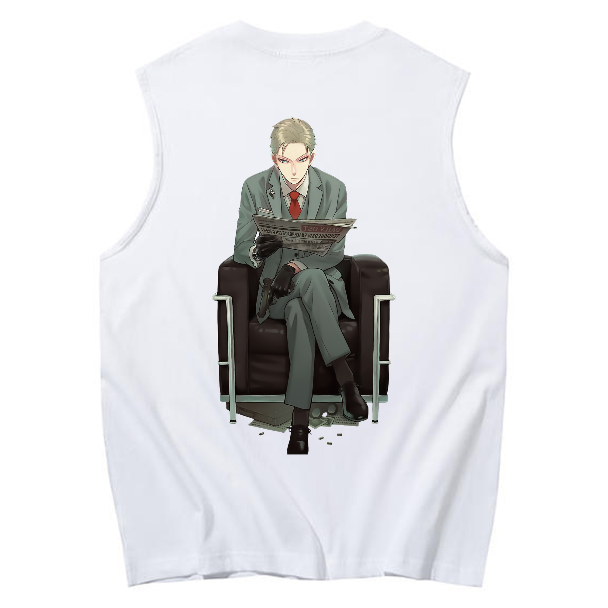（画像用） SPY×FAMILY间谍家家酒 コットン100％タンクトップ（背面プリント）