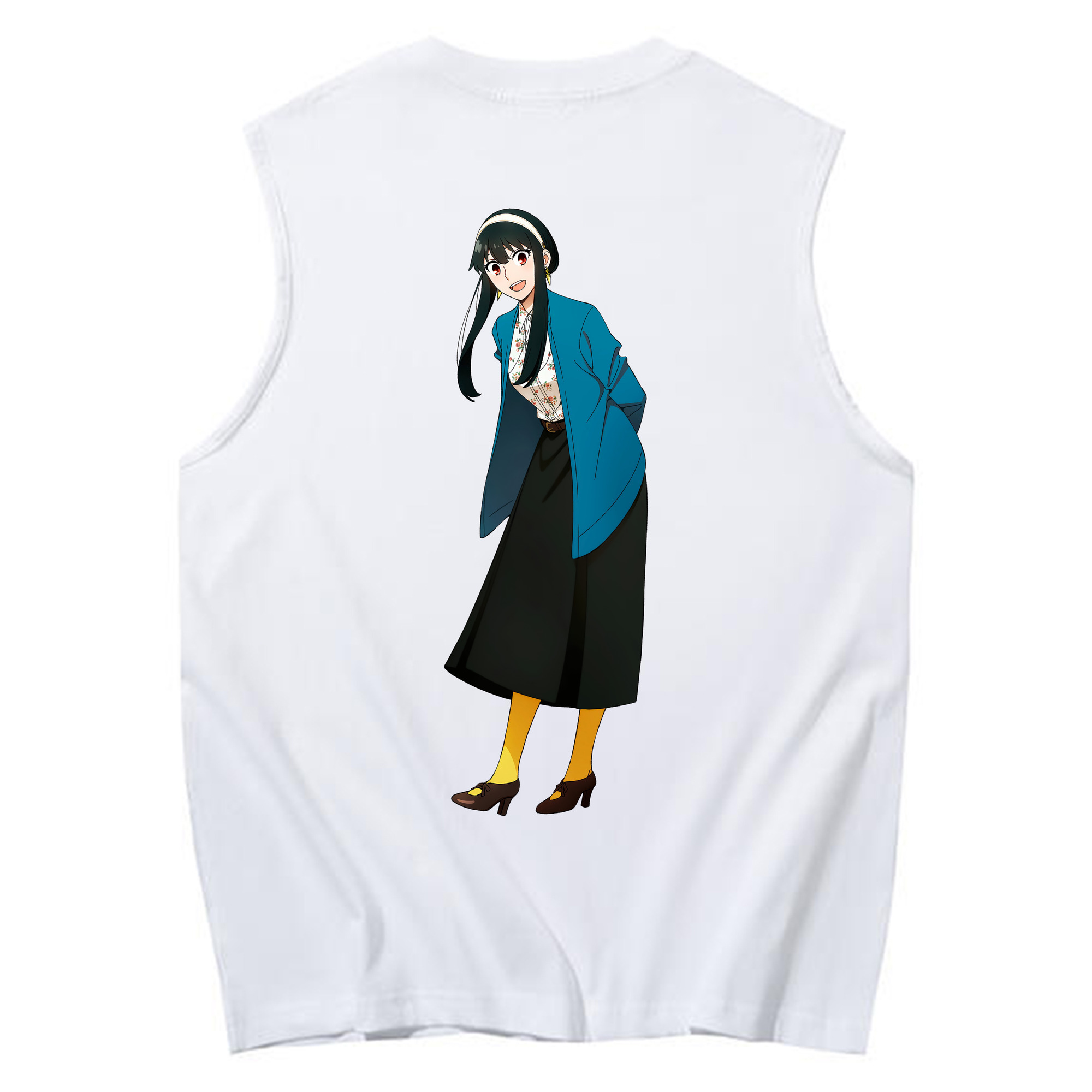 （画像用） SPY×FAMILY间谍家家酒 コットン100％タンクトップ（背面プリント）