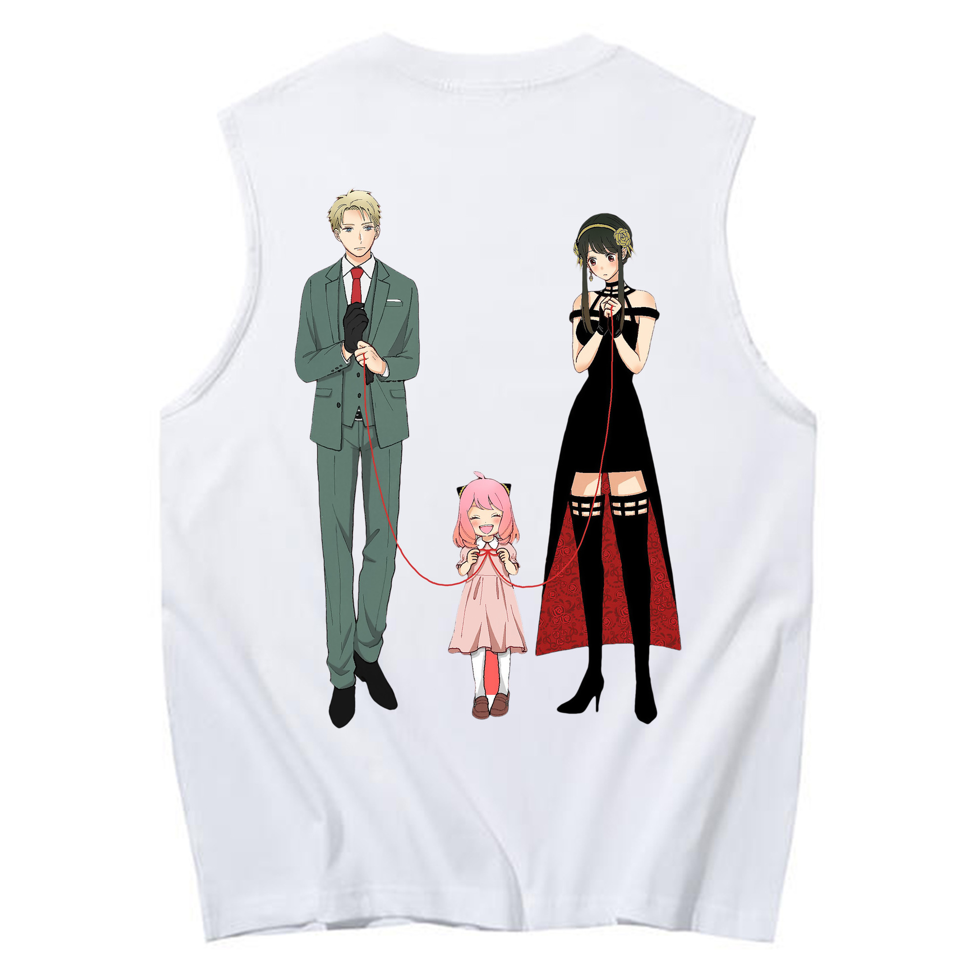 （画像用） SPY×FAMILY间谍家家酒 コットン100％タンクトップ（背面プリント）