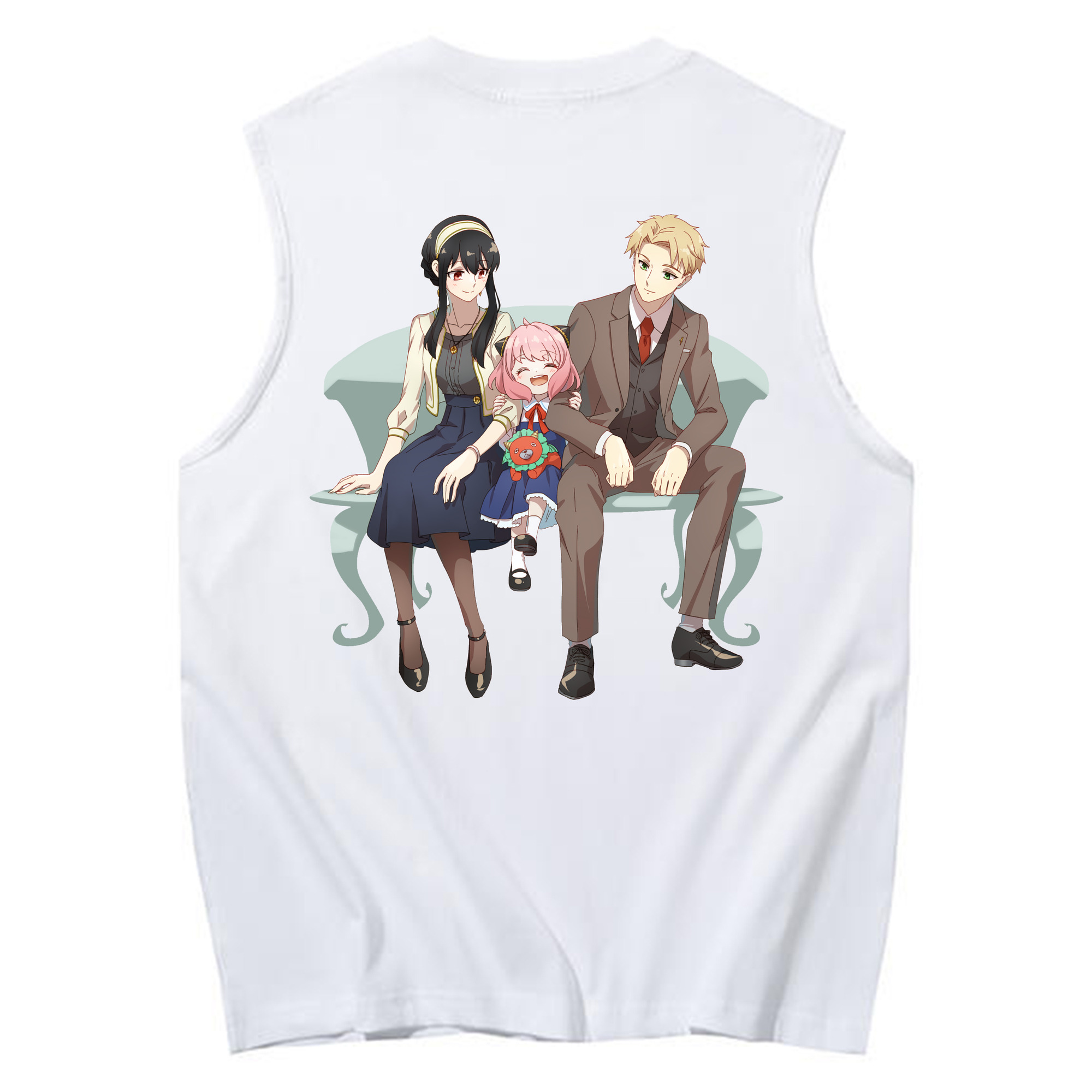 （画像用） SPY×FAMILY间谍家家酒 コットン100％タンクトップ（背面プリント）