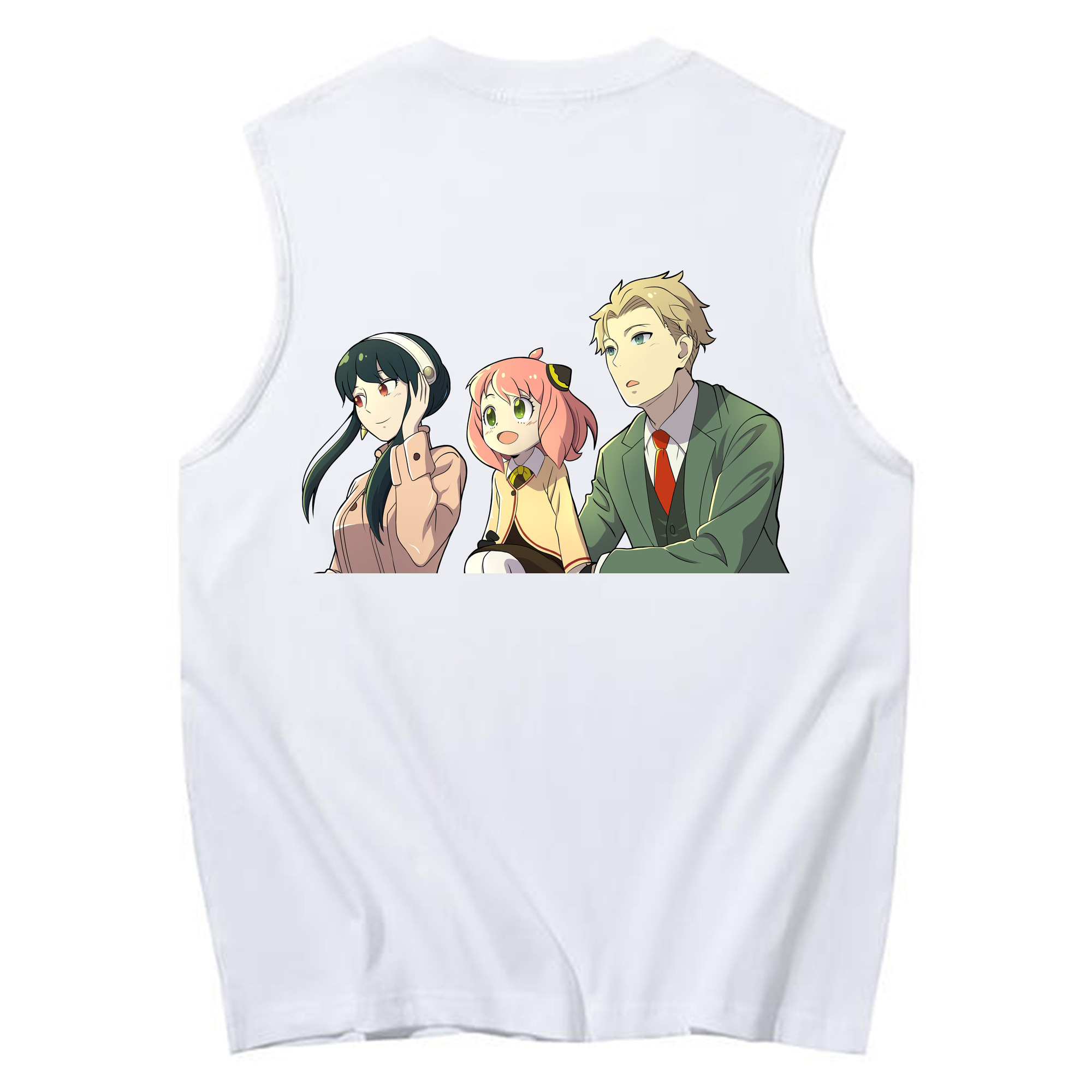 （画像用） SPY×FAMILY间谍家家酒 コットン100％タンクトップ（背面プリント）