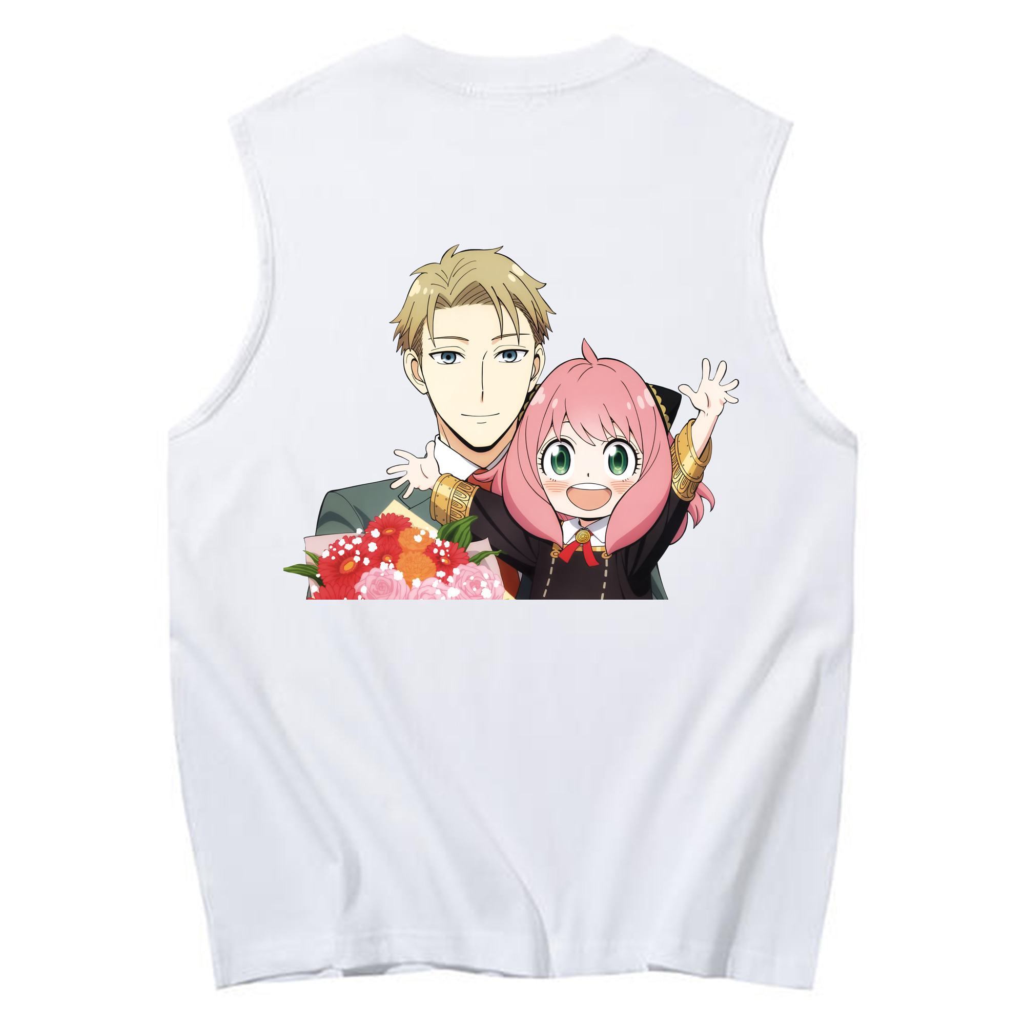 （画像用） SPY×FAMILY间谍家家酒 コットン100％タンクトップ（背面プリント）