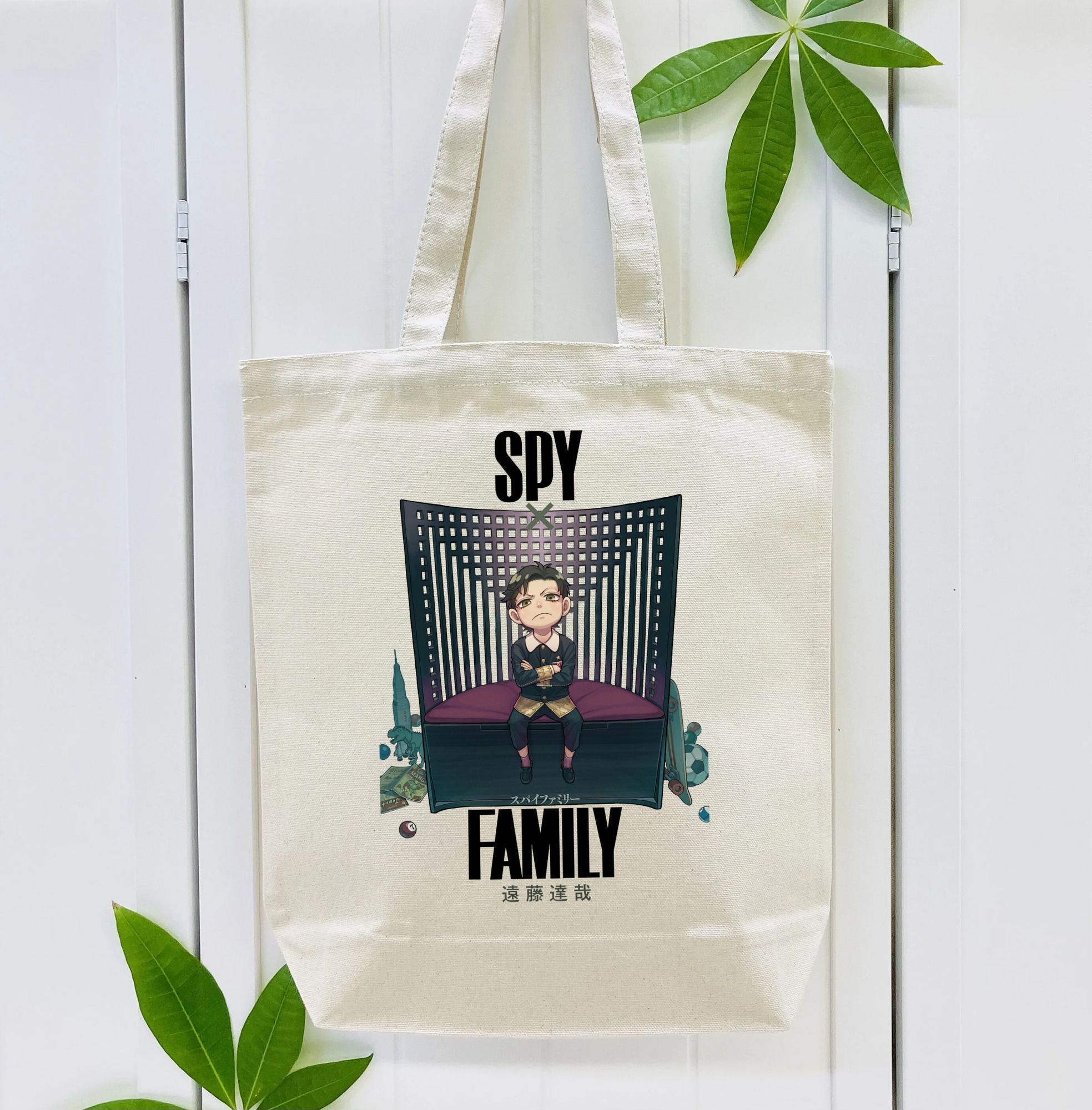 SPY×FAMILY间谍家家酒 縦型キャンバス生地手提げバッグ　トートバッグ