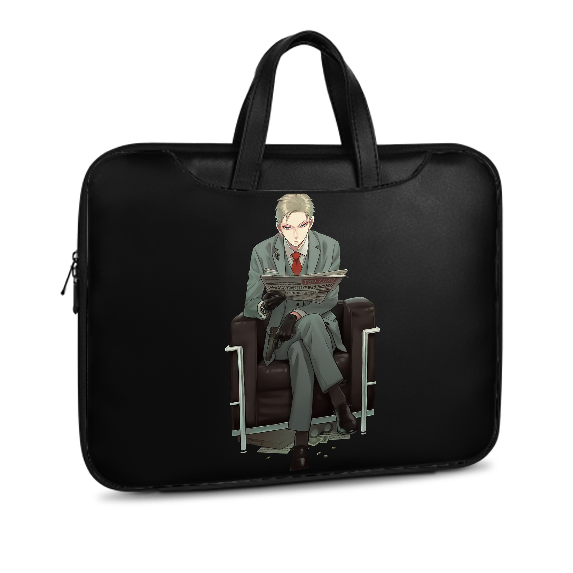 （画像用） SPY×FAMILY间谍家家酒 レザーラップトップバッグ　ノートパソコンケース