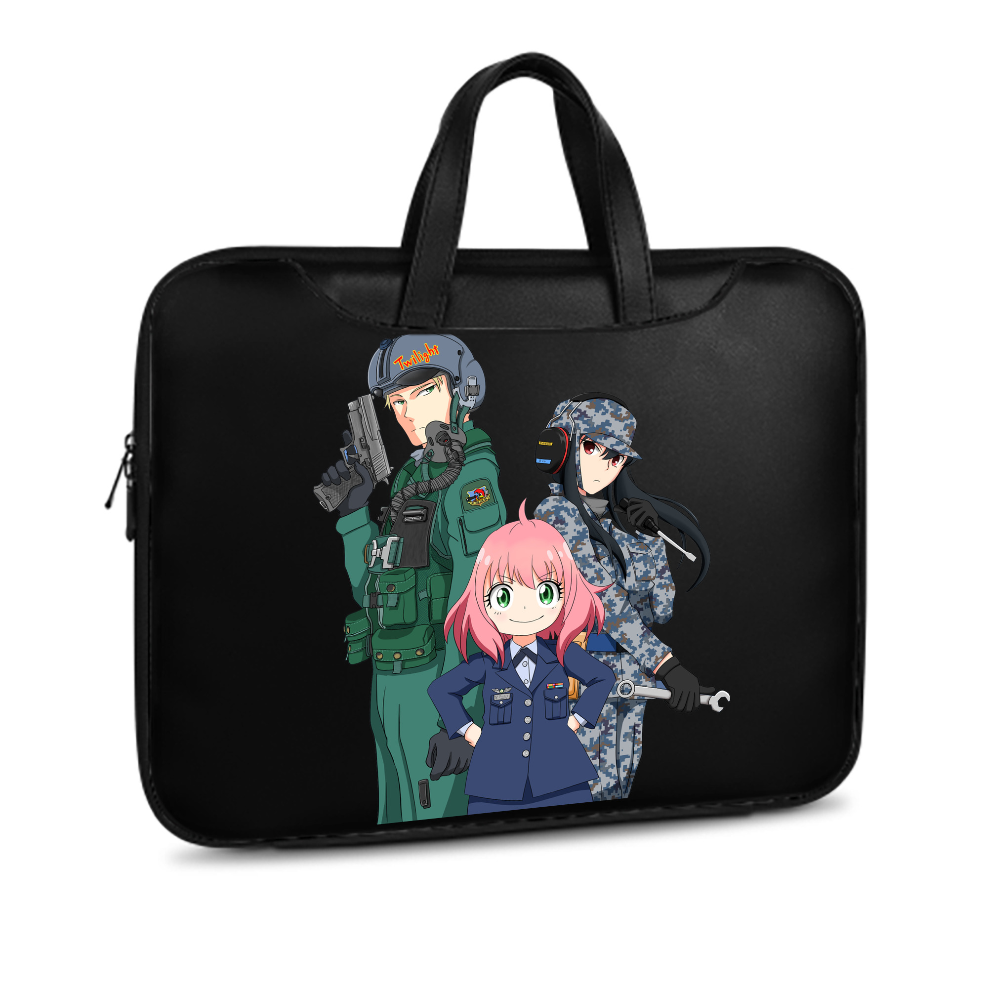 （画像用） SPY×FAMILY间谍家家酒 レザーラップトップバッグ　ノートパソコンケース