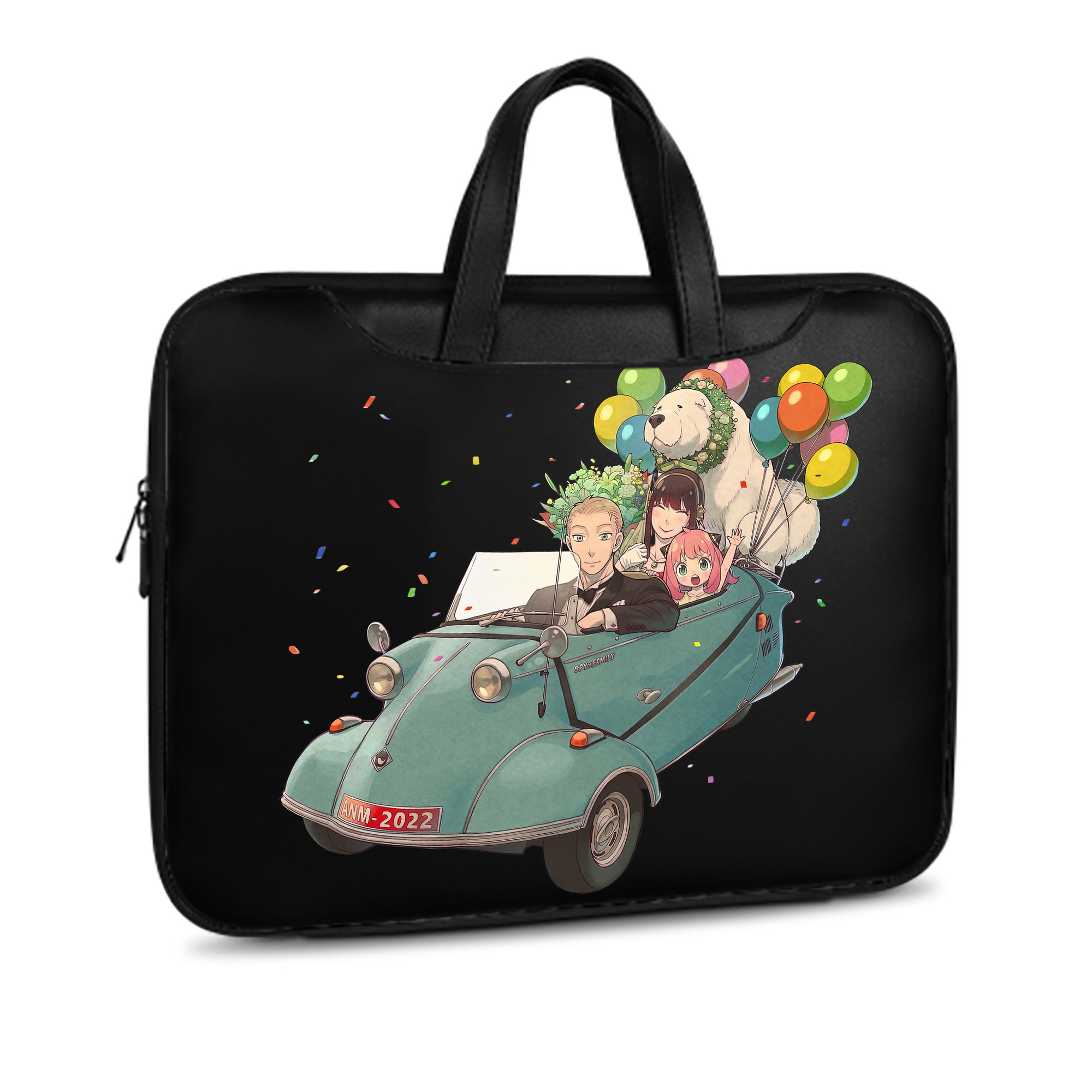 （画像用） SPY×FAMILY间谍家家酒 レザーラップトップバッグ　ノートパソコンケース