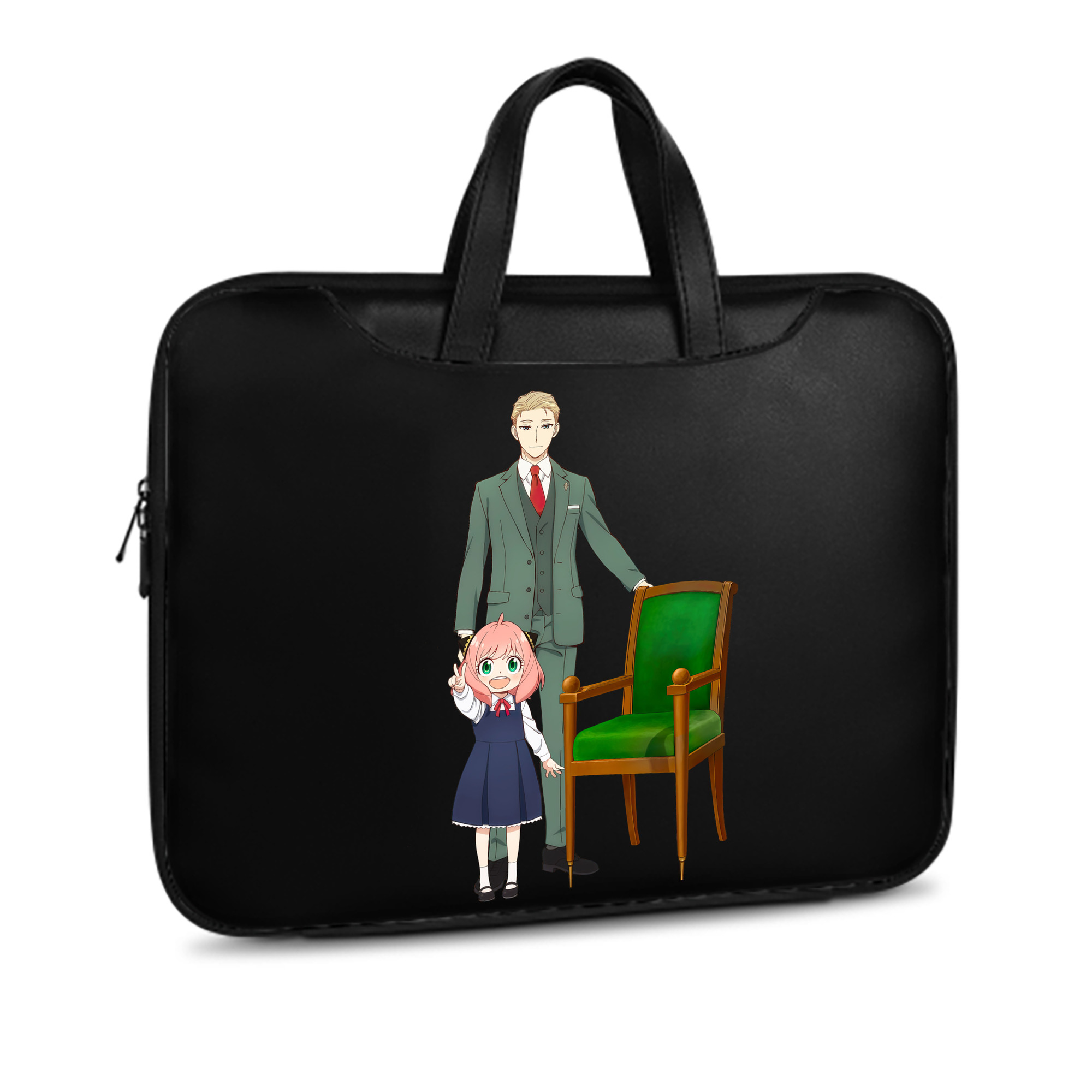 （画像用） SPY×FAMILY间谍家家酒 レザーラップトップバッグ　ノートパソコンケース