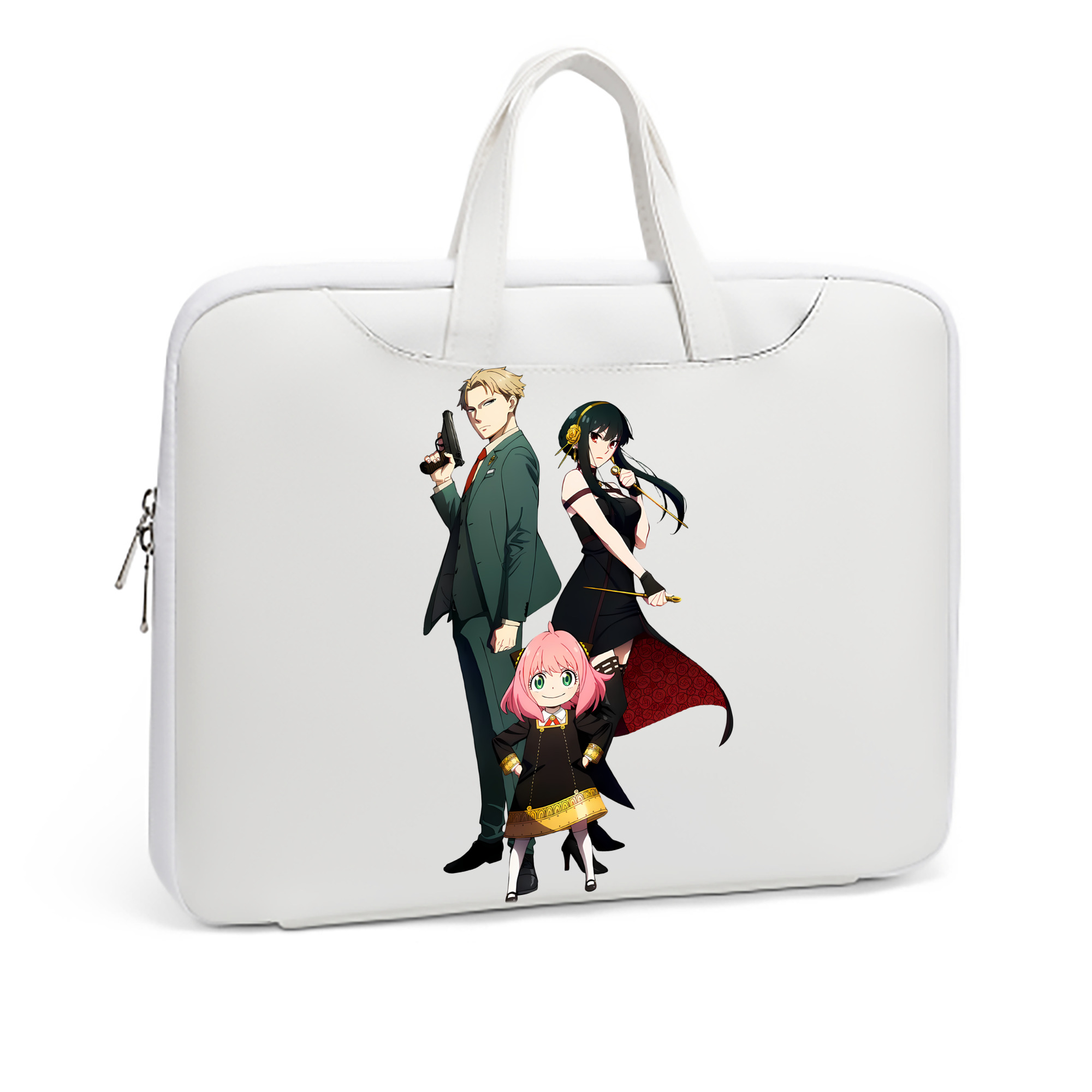 （画像用） SPY×FAMILY间谍家家酒 レザーラップトップバッグ　ノートパソコンケース