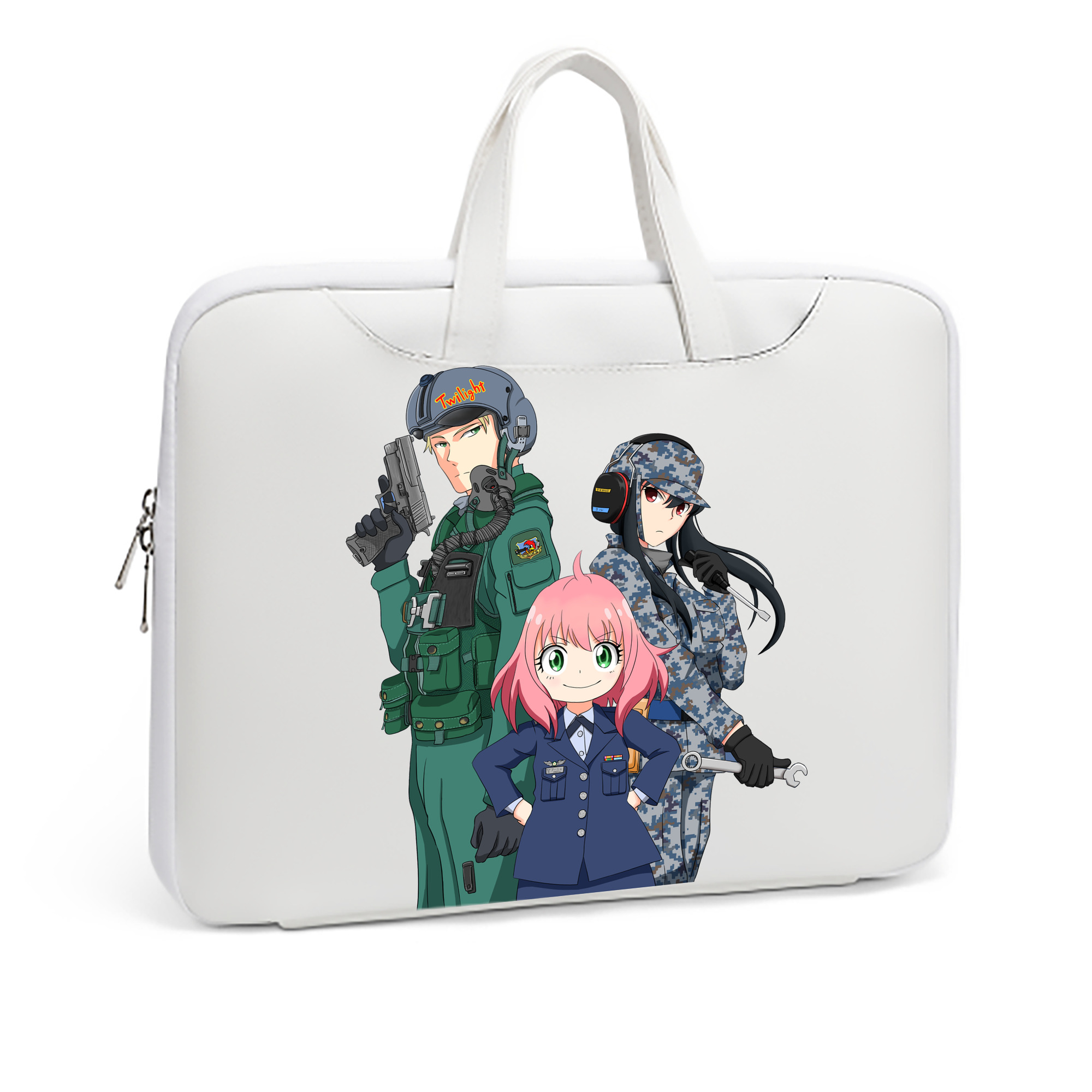 （画像用） SPY×FAMILY间谍家家酒 レザーラップトップバッグ　ノートパソコンケース