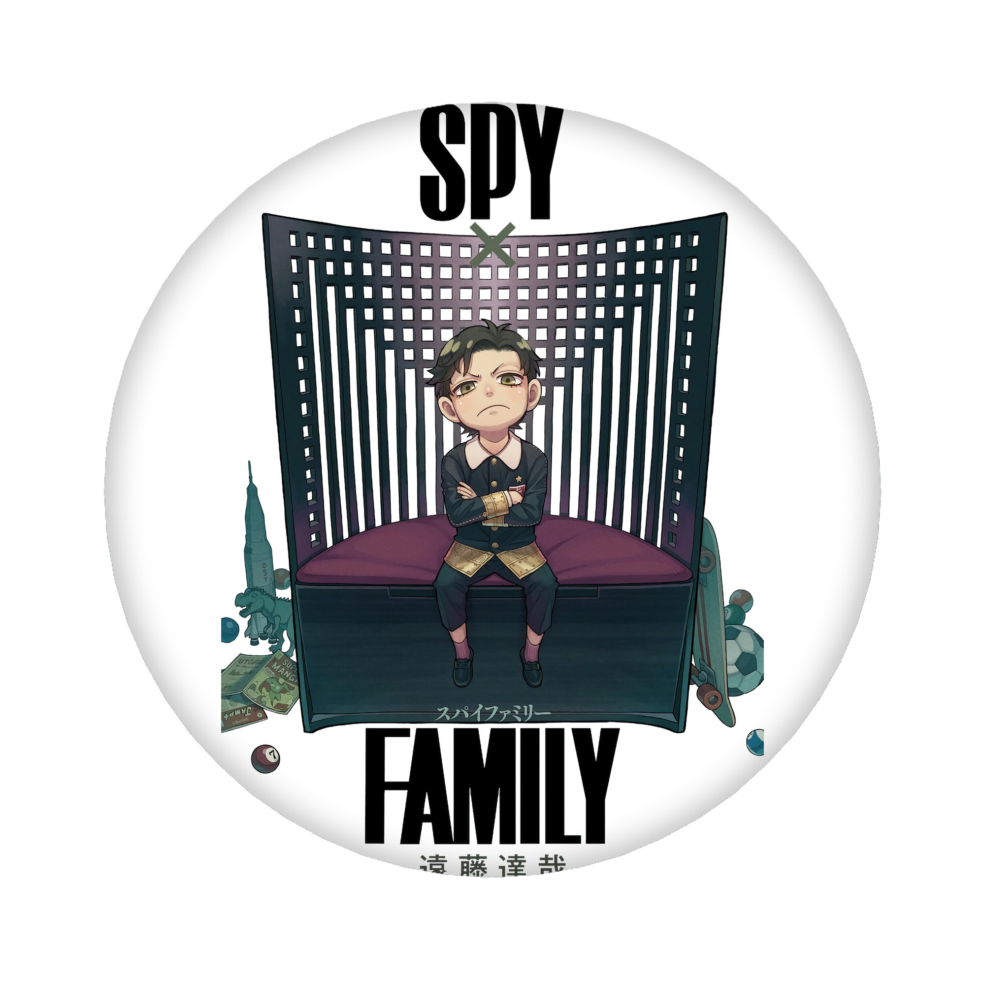 （画像用） SPY×FAMILY间谍家家酒 6cm 缶バッジ 複数セット
