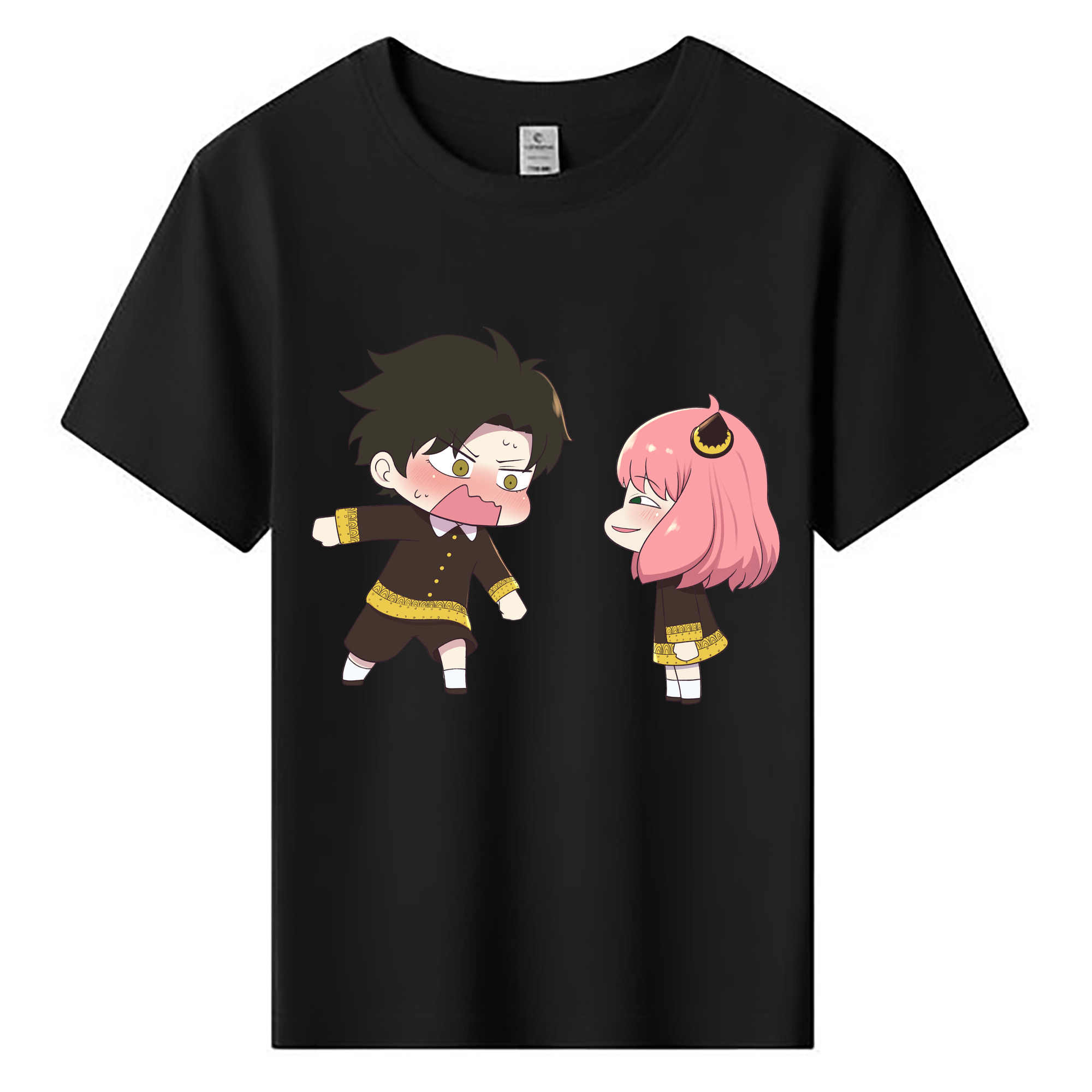 （画像用） SPY×FAMILY间谍家家酒 綿100％キッズTシャツ（フロントプリント）