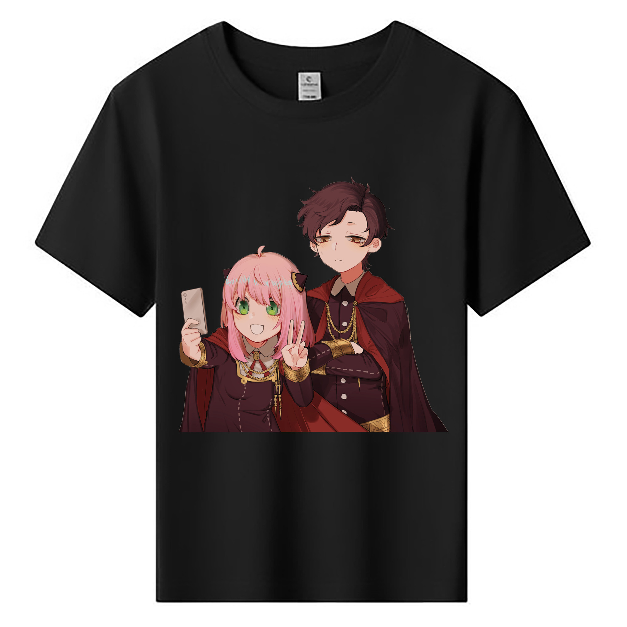 （画像用） SPY×FAMILY间谍家家酒 綿100％キッズTシャツ（フロントプリント）