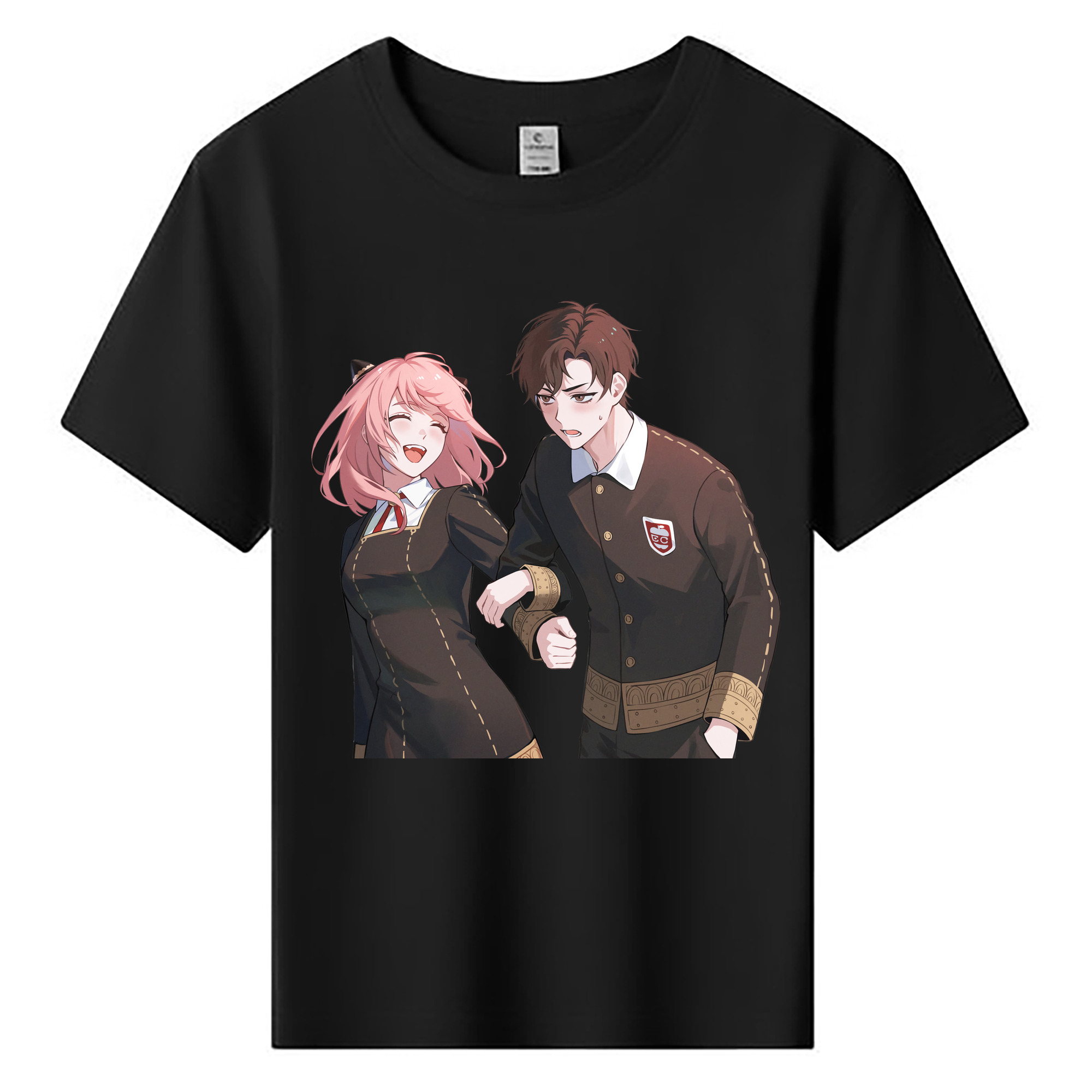 （画像用） SPY×FAMILY间谍家家酒 綿100％キッズTシャツ（フロントプリント）