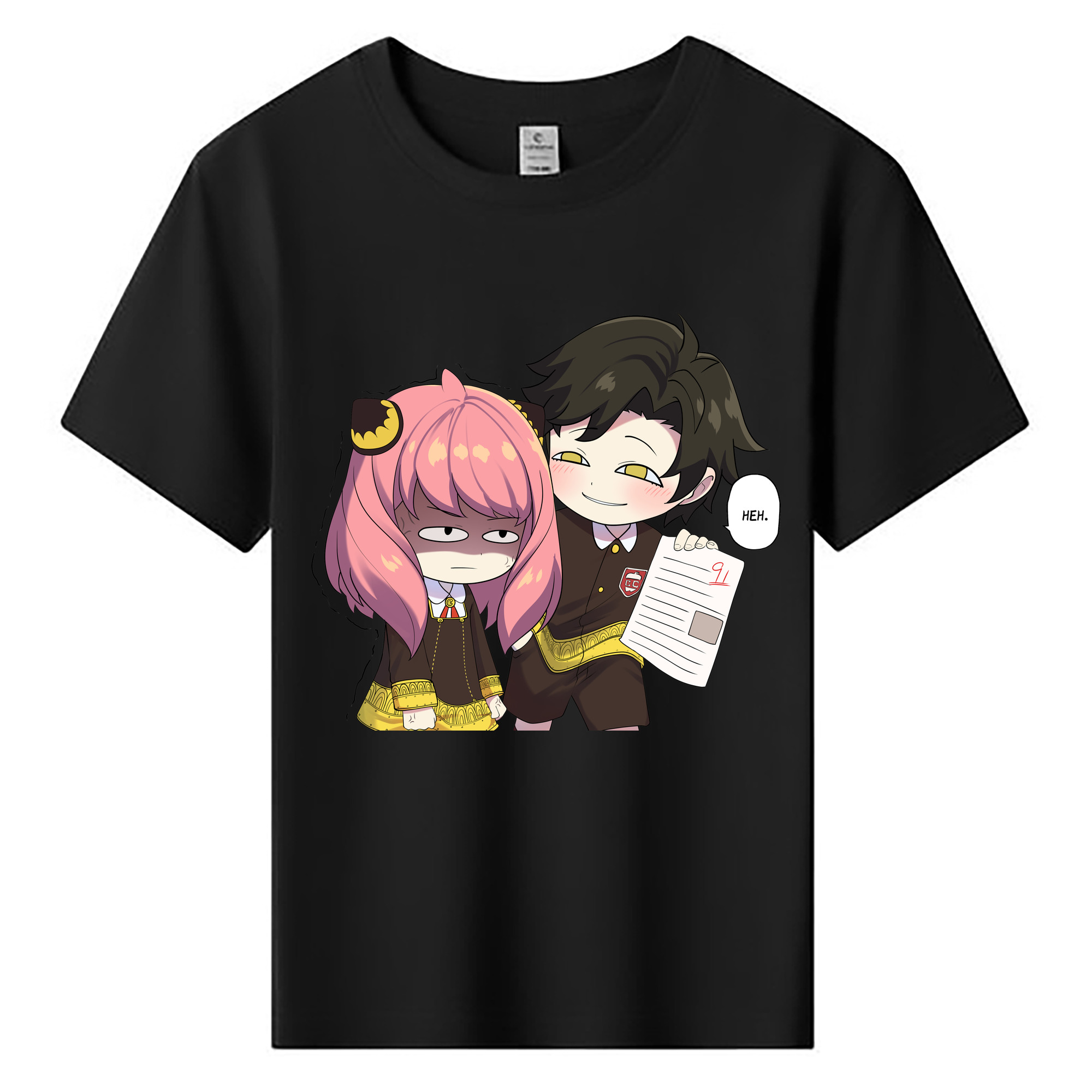 （画像用） SPY×FAMILY间谍家家酒 綿100％キッズTシャツ（フロントプリント）