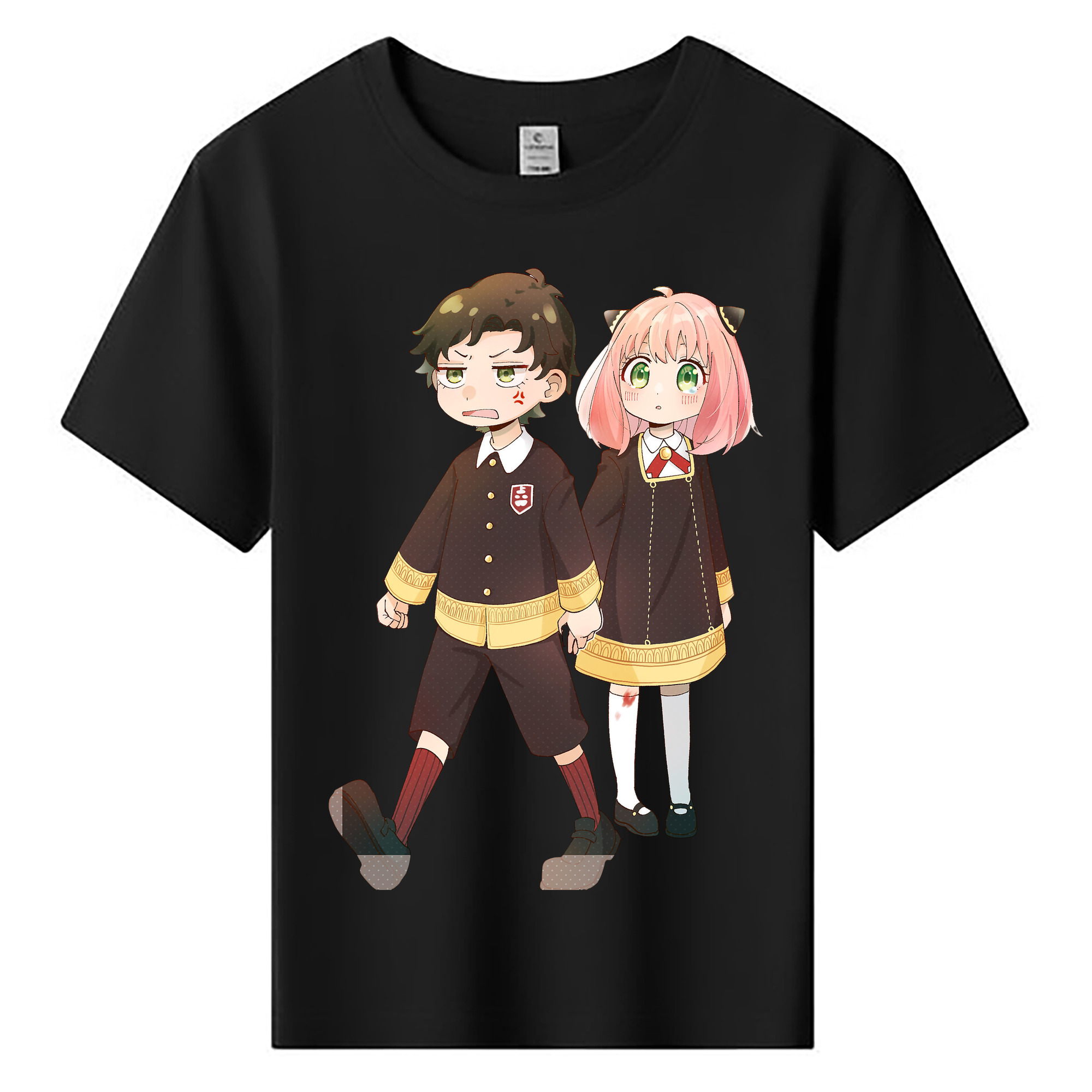 （画像用） SPY×FAMILY间谍家家酒 綿100％キッズTシャツ（フロントプリント）