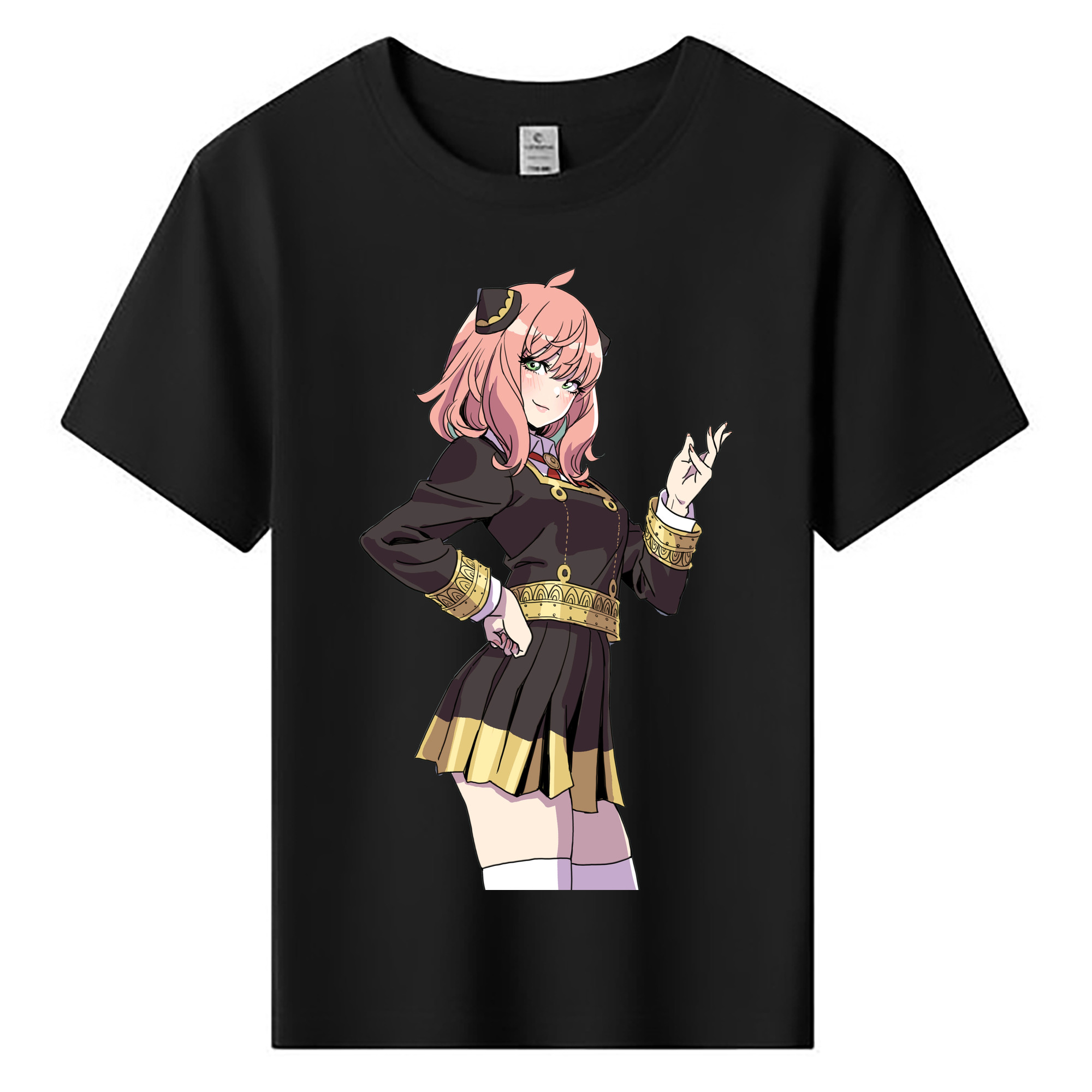 （画像用） SPY×FAMILY间谍家家酒 綿100％キッズTシャツ（フロントプリント）