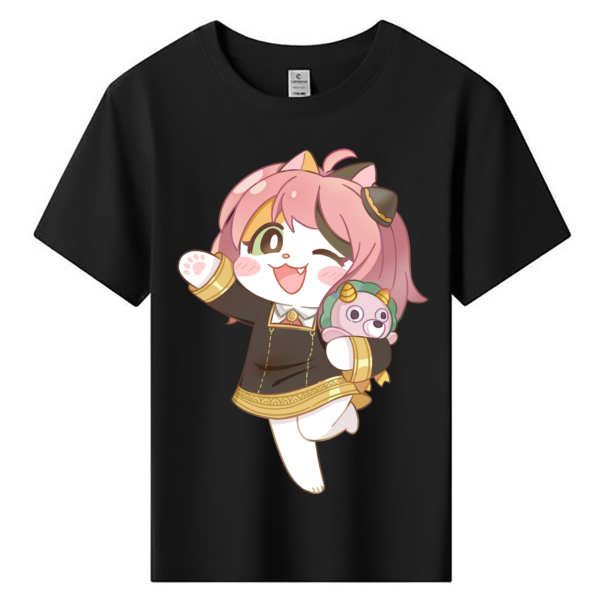 （画像用） SPY×FAMILY间谍家家酒 綿100％キッズTシャツ（フロントプリント）