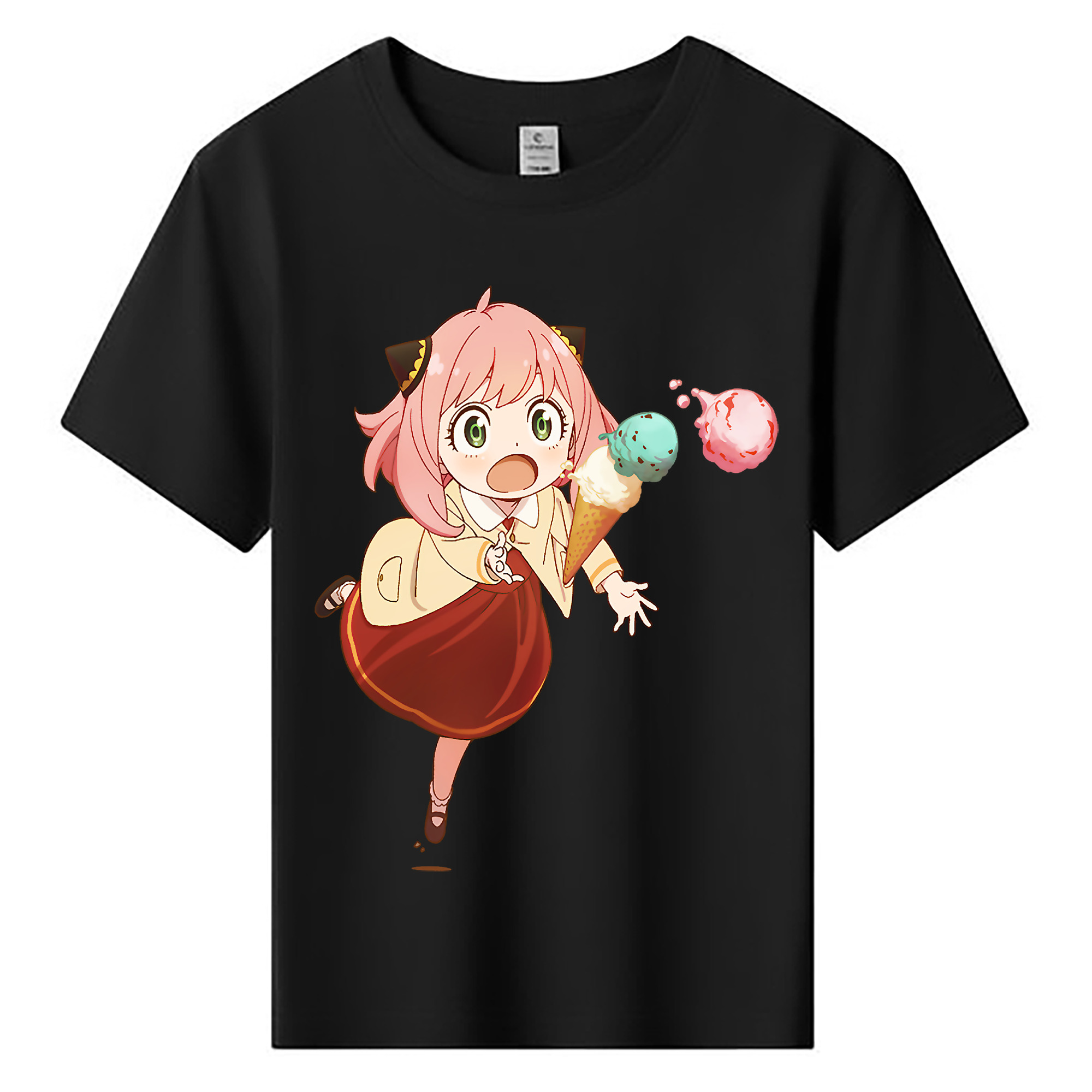 （画像用） SPY×FAMILY间谍家家酒 綿100％キッズTシャツ（フロントプリント）