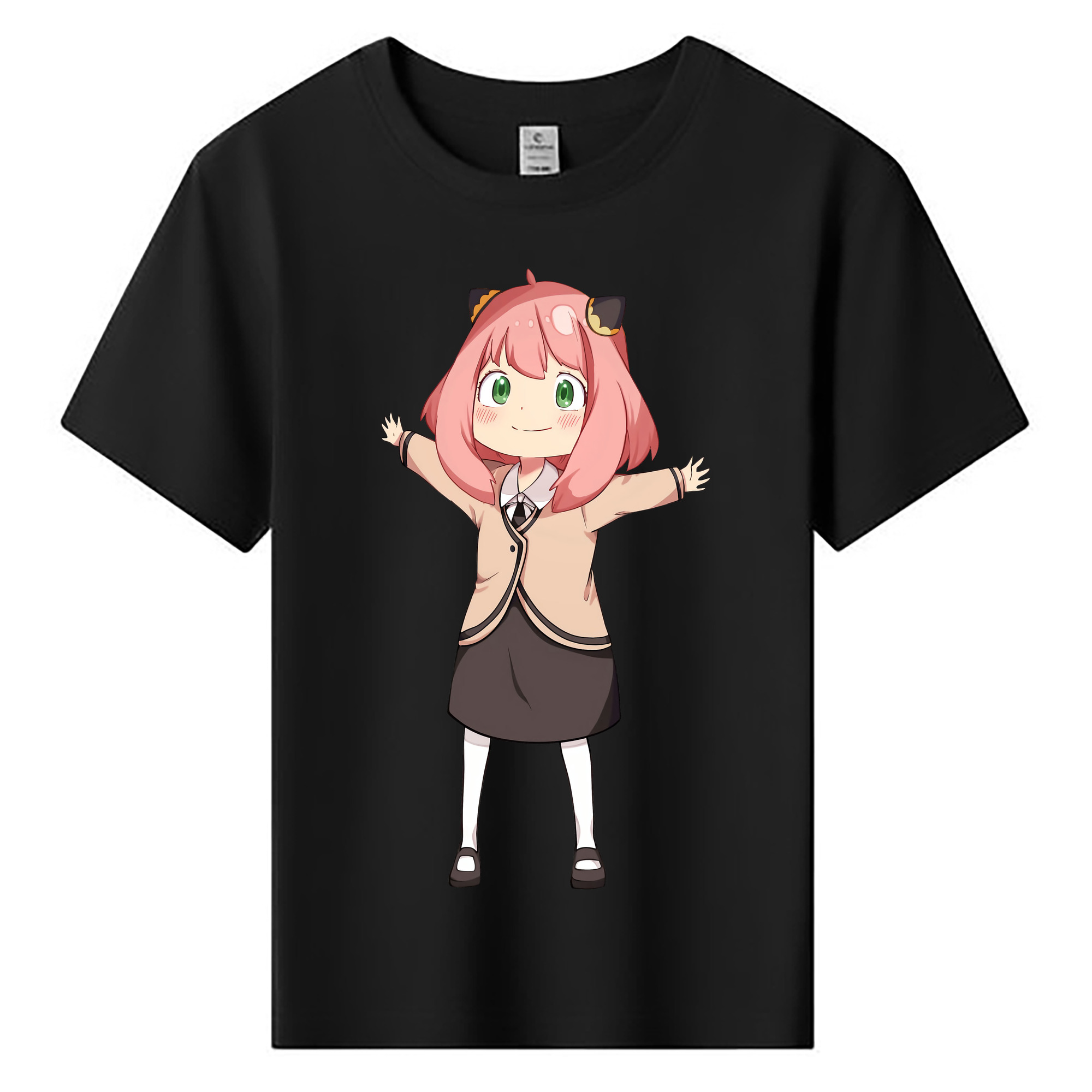 （画像用） SPY×FAMILY间谍家家酒 綿100％キッズTシャツ（フロントプリント）