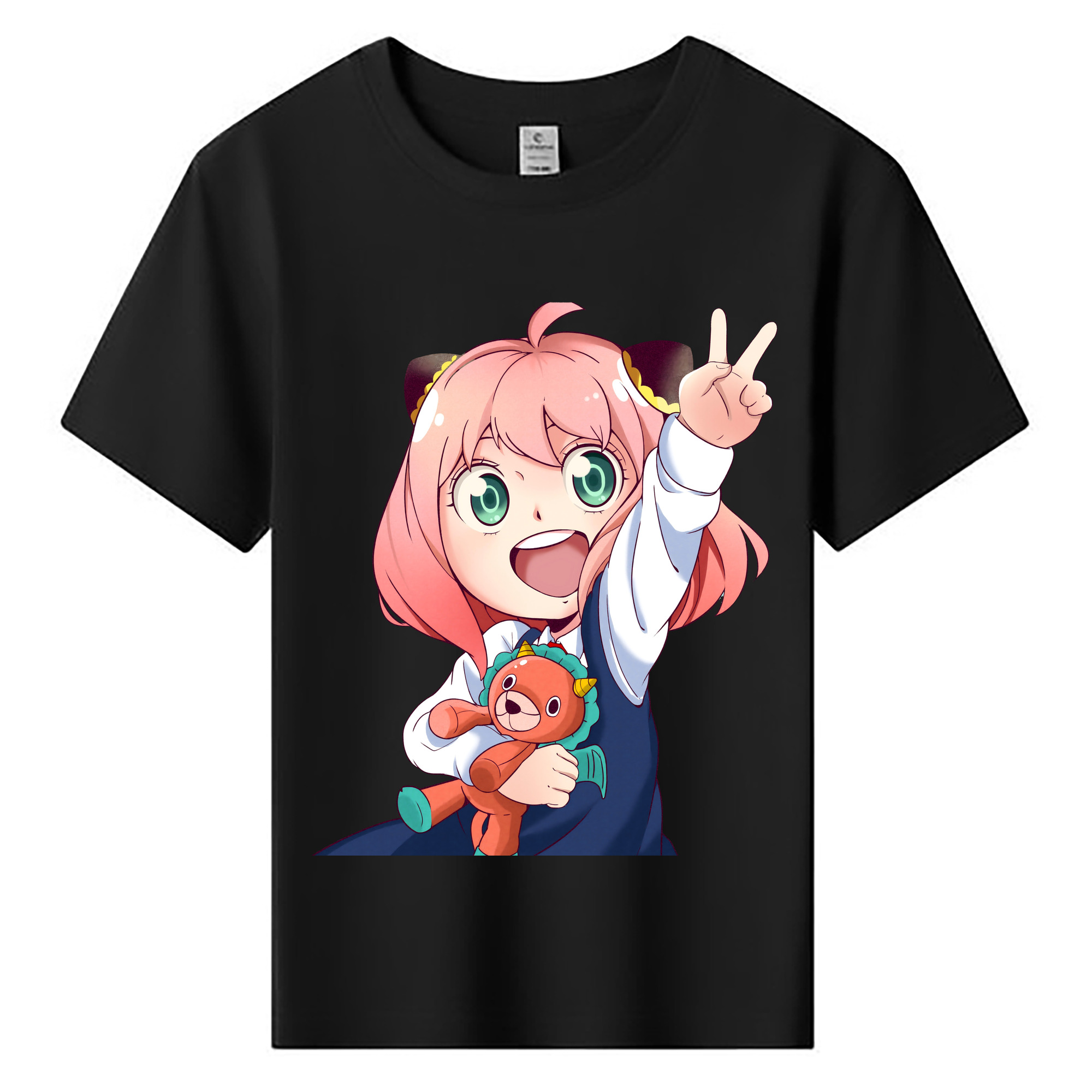 （画像用） SPY×FAMILY间谍家家酒 綿100％キッズTシャツ（フロントプリント）