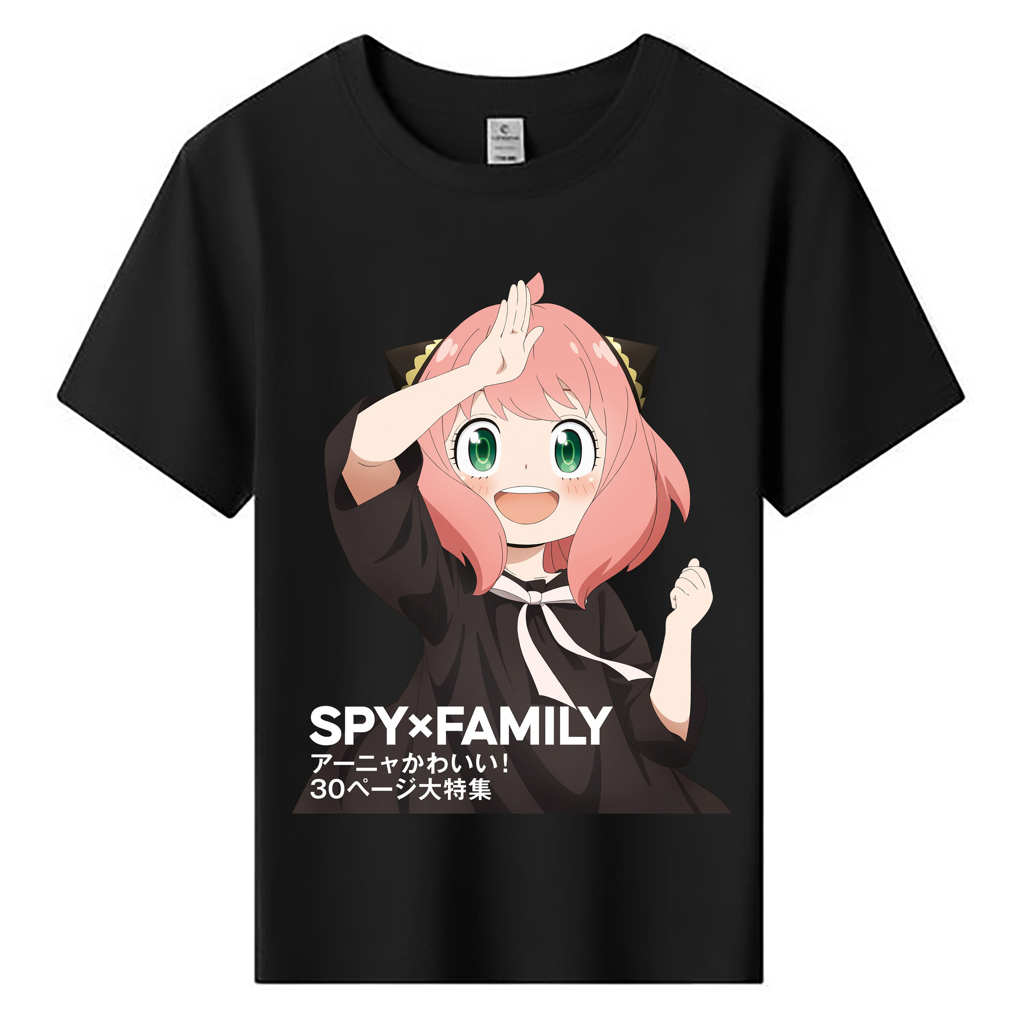 （画像用） SPY×FAMILY间谍家家酒 綿100％キッズTシャツ（フロントプリント）