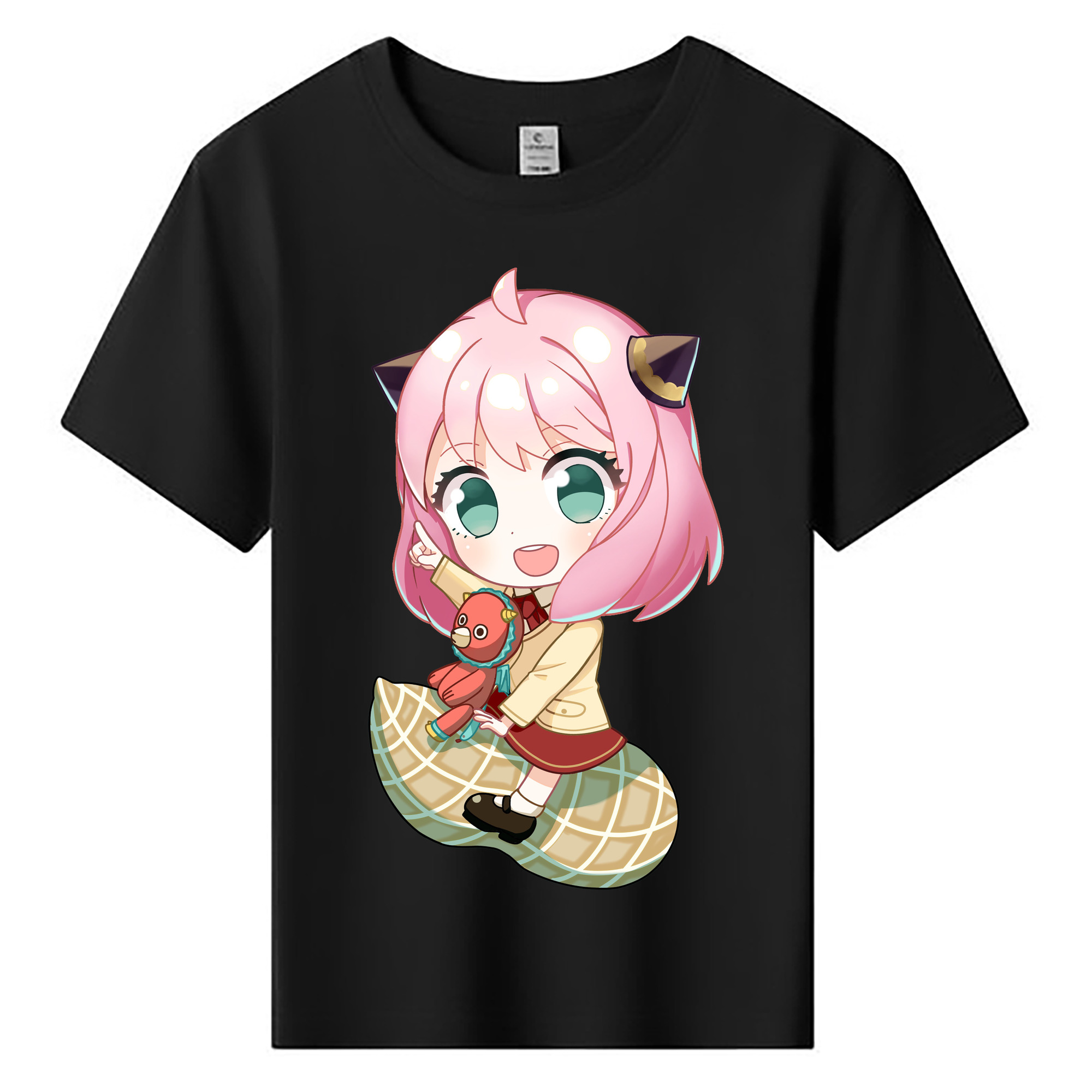 （画像用） SPY×FAMILY间谍家家酒 綿100％キッズTシャツ（フロントプリント）
