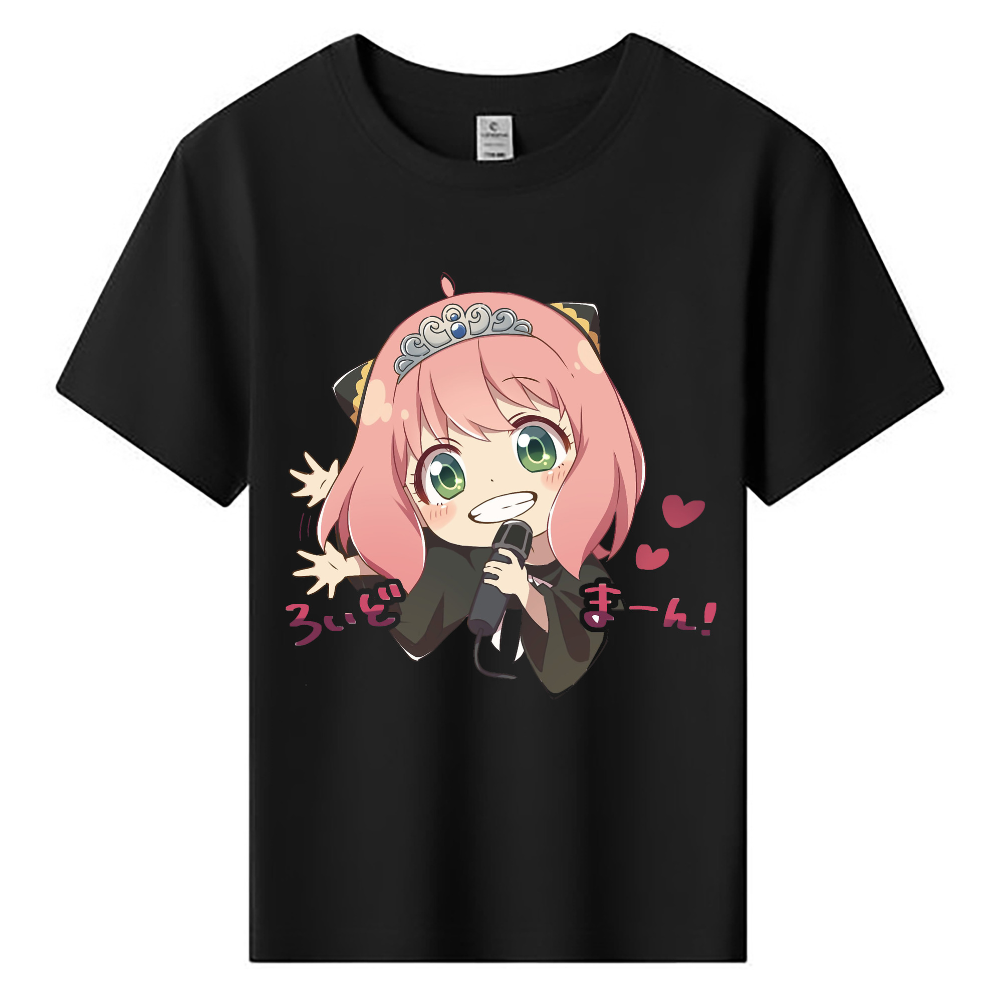 （画像用） SPY×FAMILY间谍家家酒 綿100％キッズTシャツ（フロントプリント）