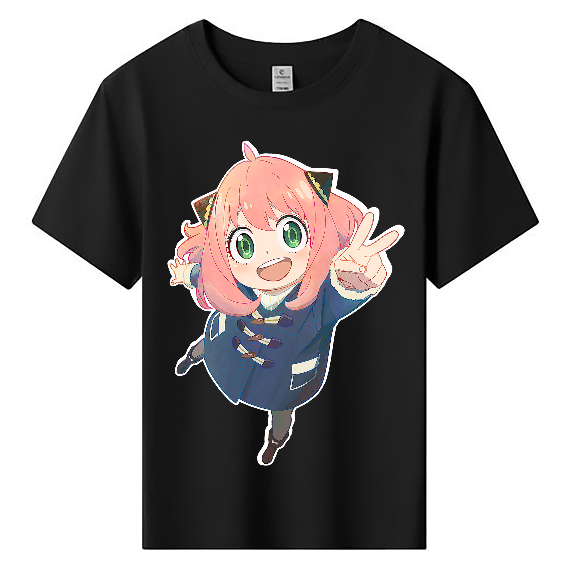 （画像用） SPY×FAMILY间谍家家酒 綿100％キッズTシャツ（フロントプリント）