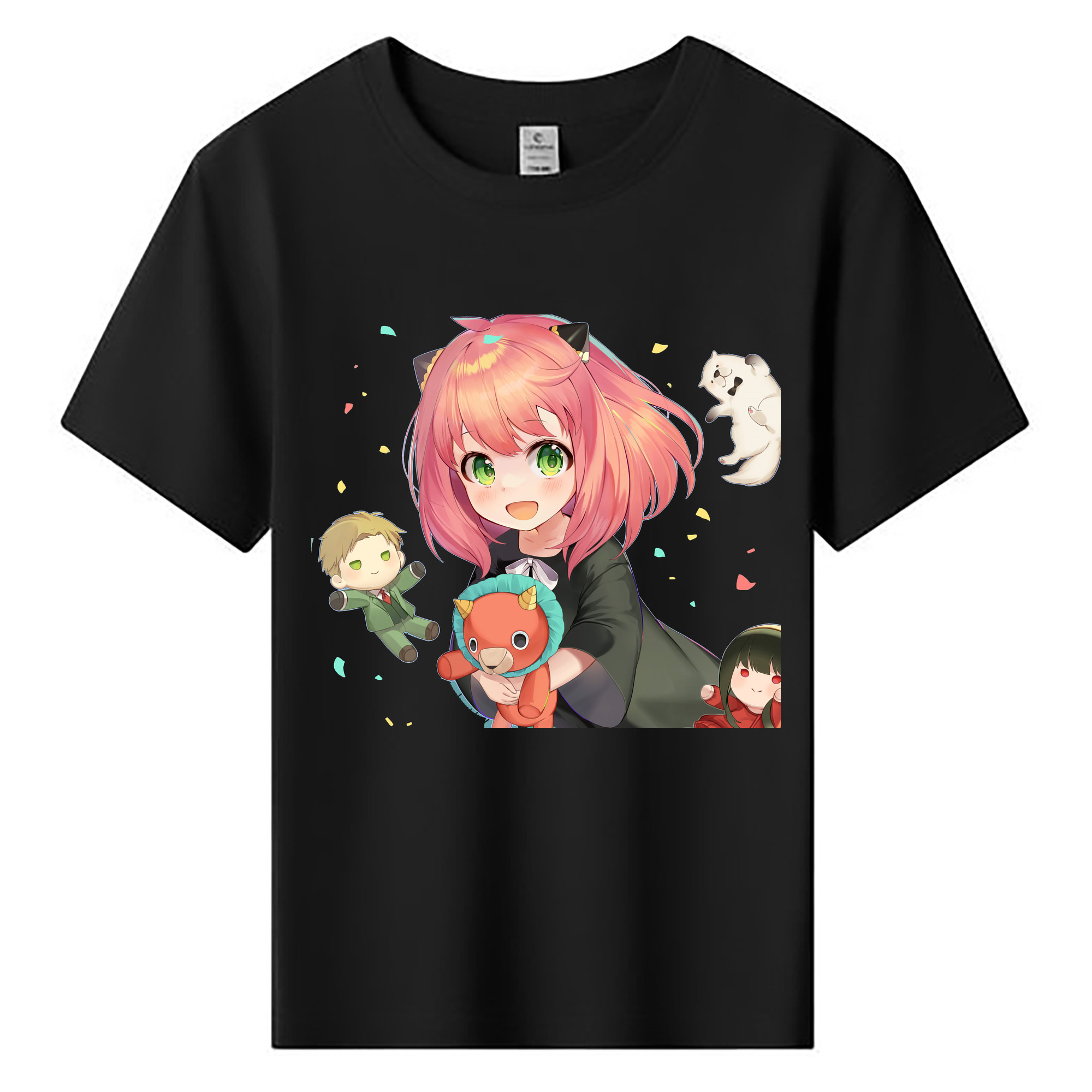（画像用） SPY×FAMILY间谍家家酒 綿100％キッズTシャツ（フロントプリント）