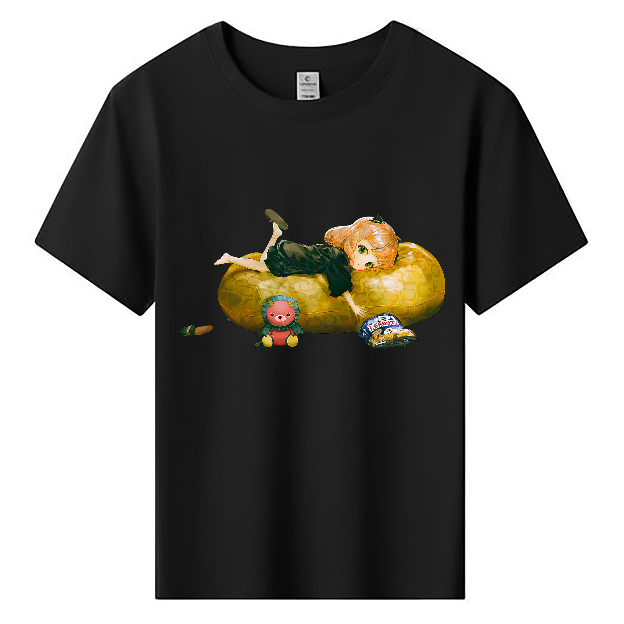 （画像用） SPY×FAMILY间谍家家酒 綿100％キッズTシャツ（フロントプリント）