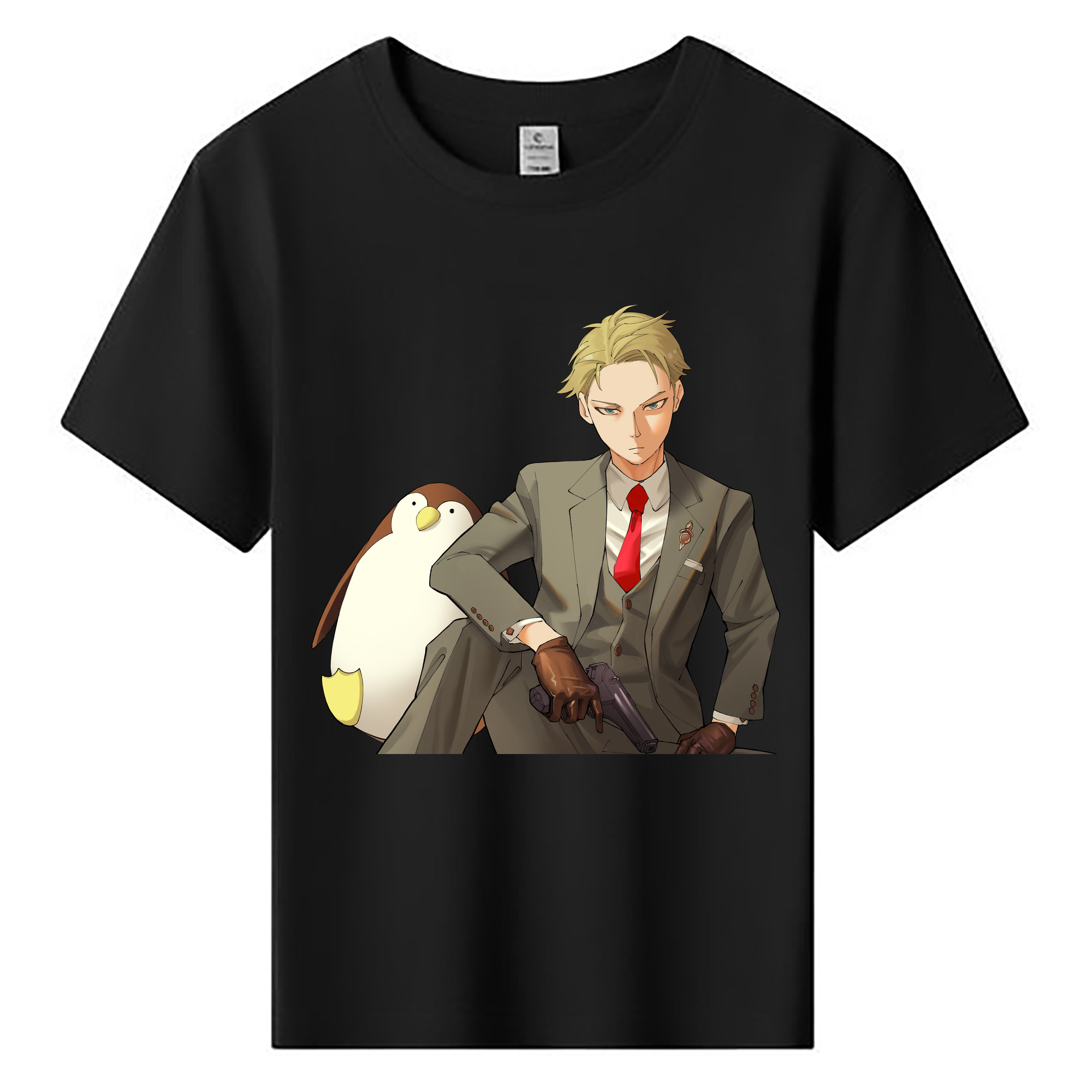 （画像用） SPY×FAMILY间谍家家酒 綿100％キッズTシャツ（フロントプリント）