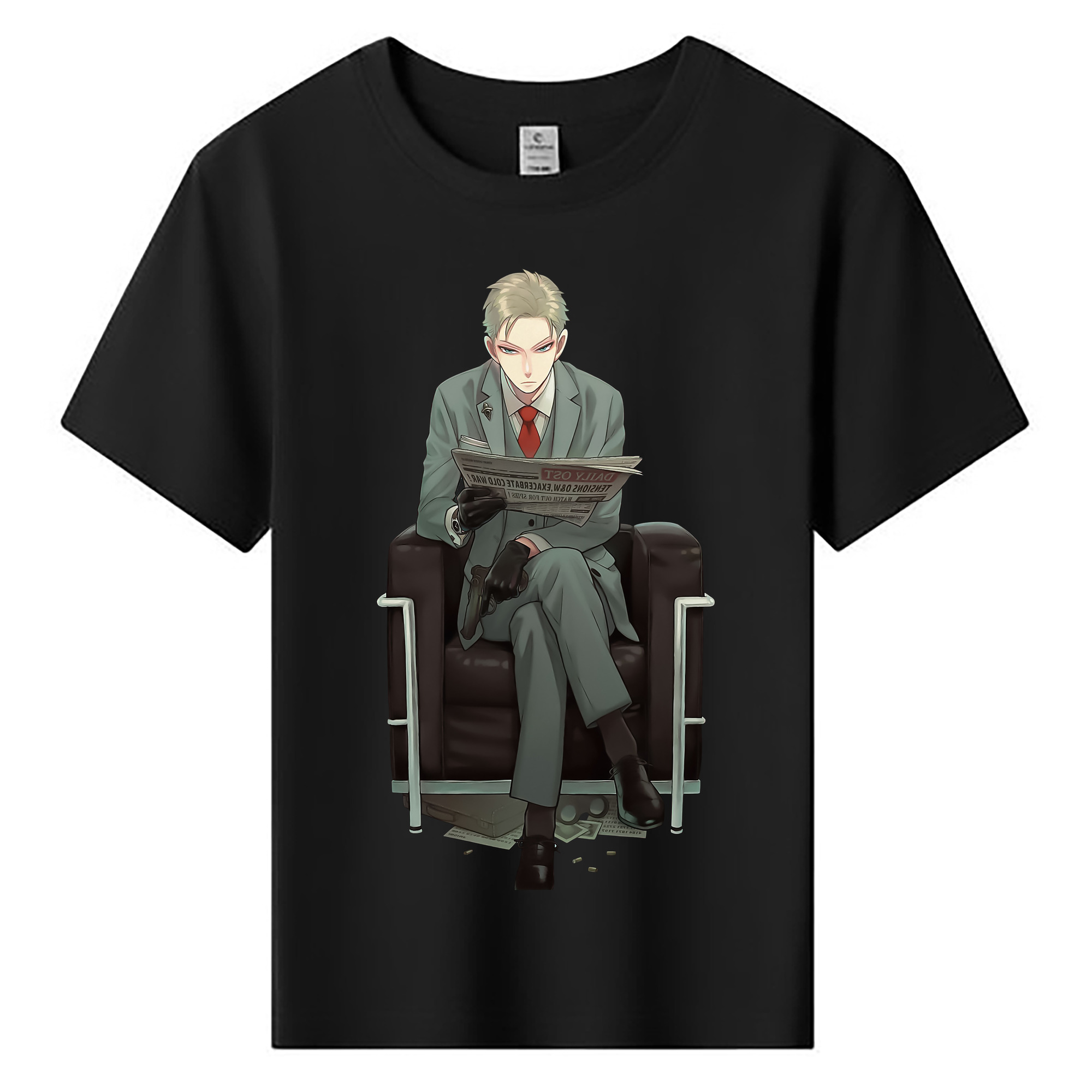 （画像用） SPY×FAMILY间谍家家酒 綿100％キッズTシャツ（フロントプリント）