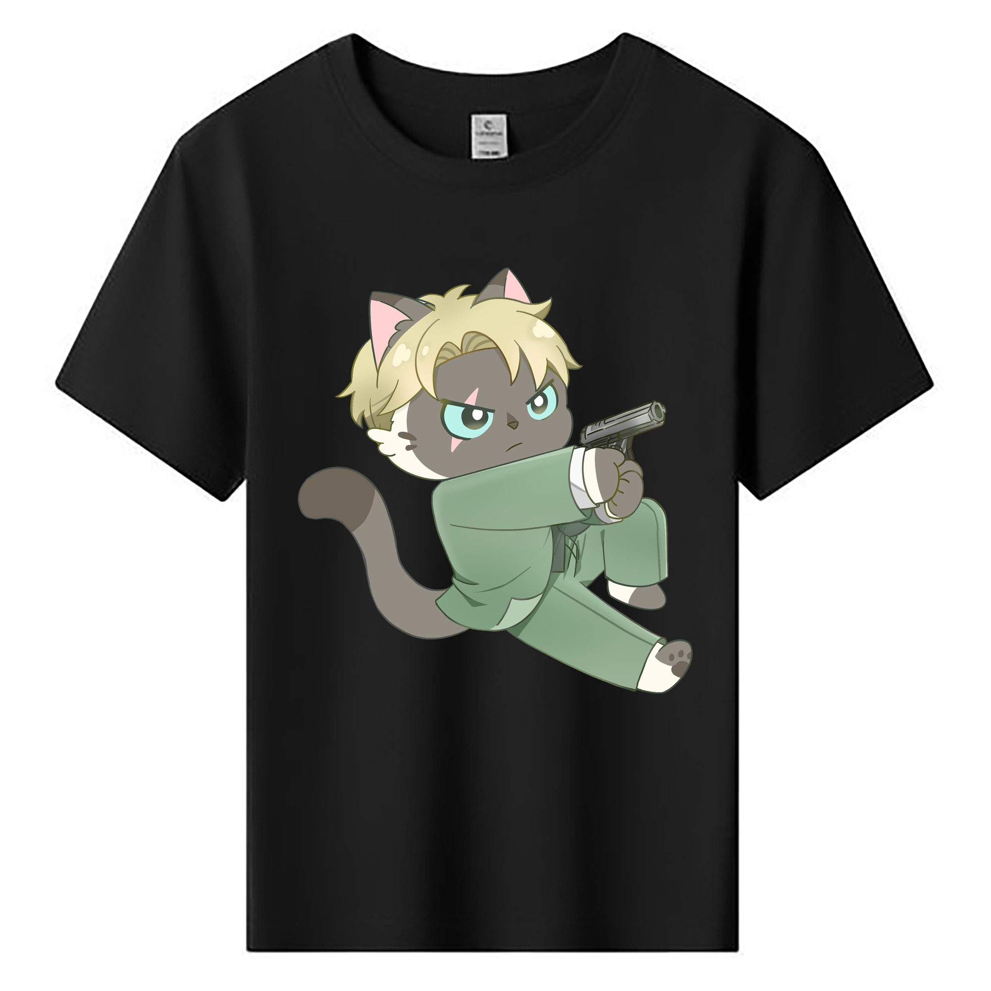 （画像用） SPY×FAMILY间谍家家酒 綿100％キッズTシャツ（フロントプリント）