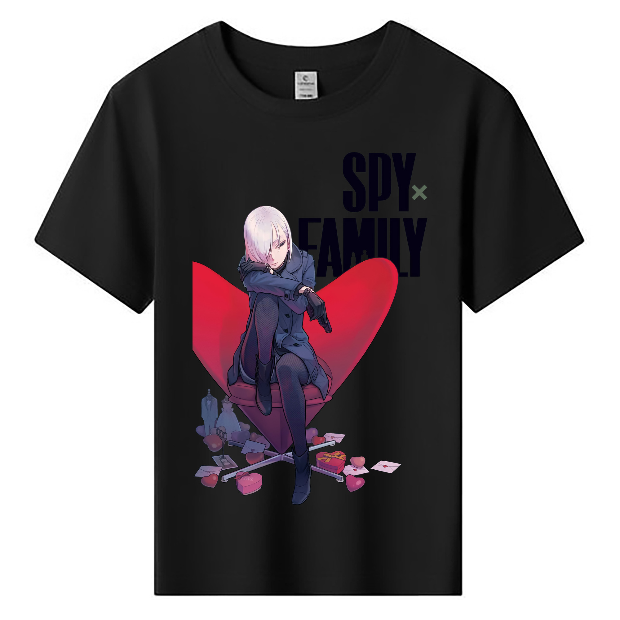 （画像用） SPY×FAMILY间谍家家酒 綿100％キッズTシャツ（フロントプリント）