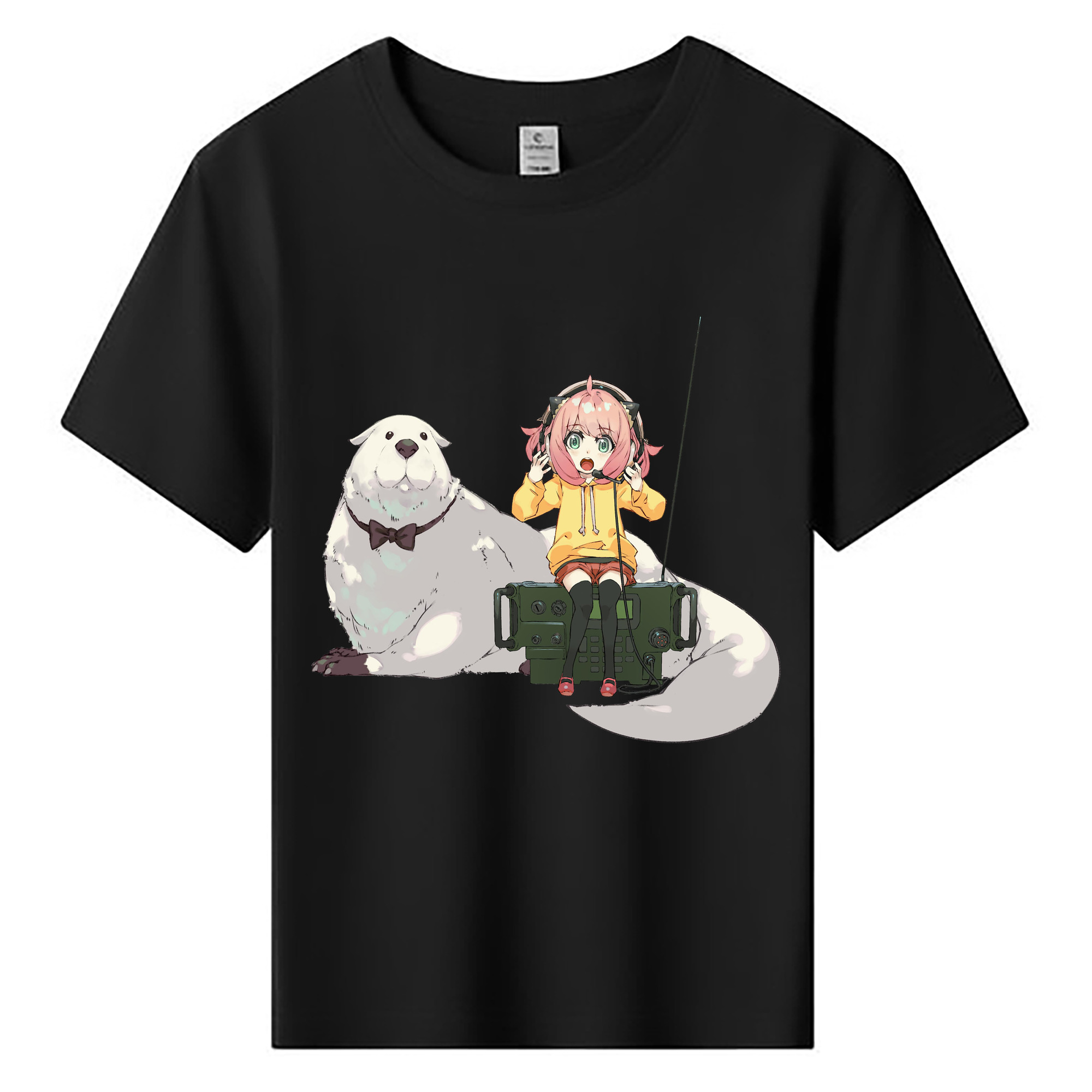 （画像用） SPY×FAMILY间谍家家酒 綿100％キッズTシャツ（フロントプリント）