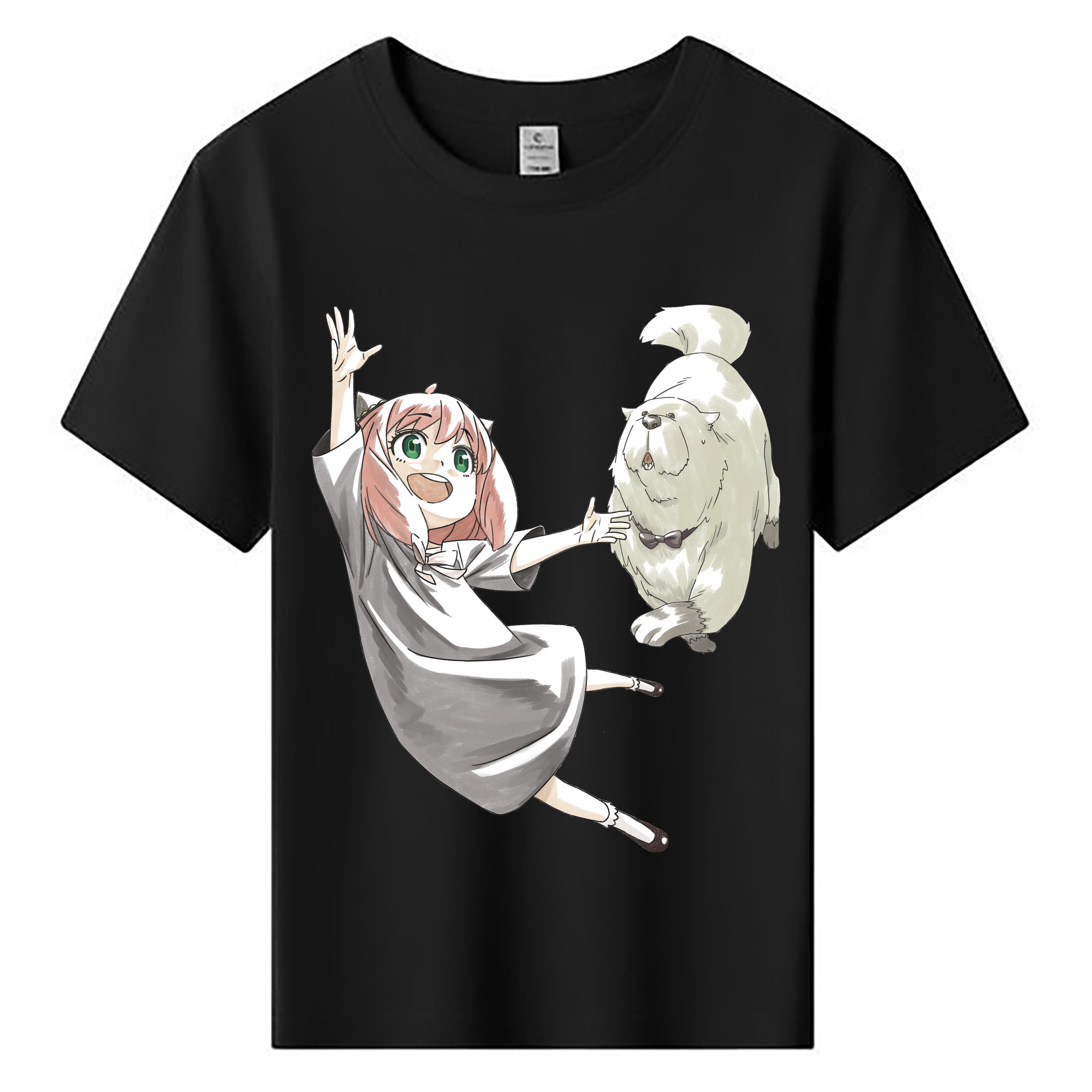 （画像用） SPY×FAMILY间谍家家酒 綿100％キッズTシャツ（フロントプリント）