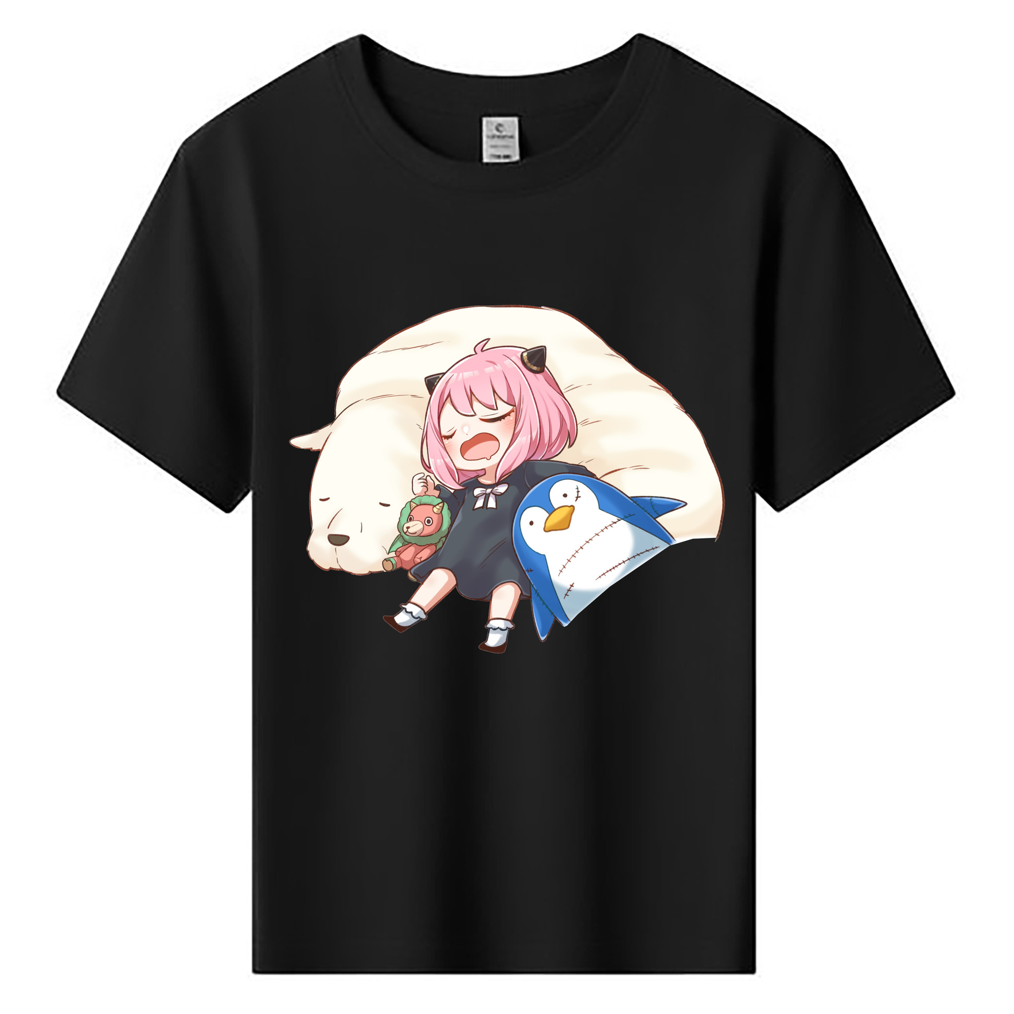 （画像用） SPY×FAMILY间谍家家酒 綿100％キッズTシャツ（フロントプリント）