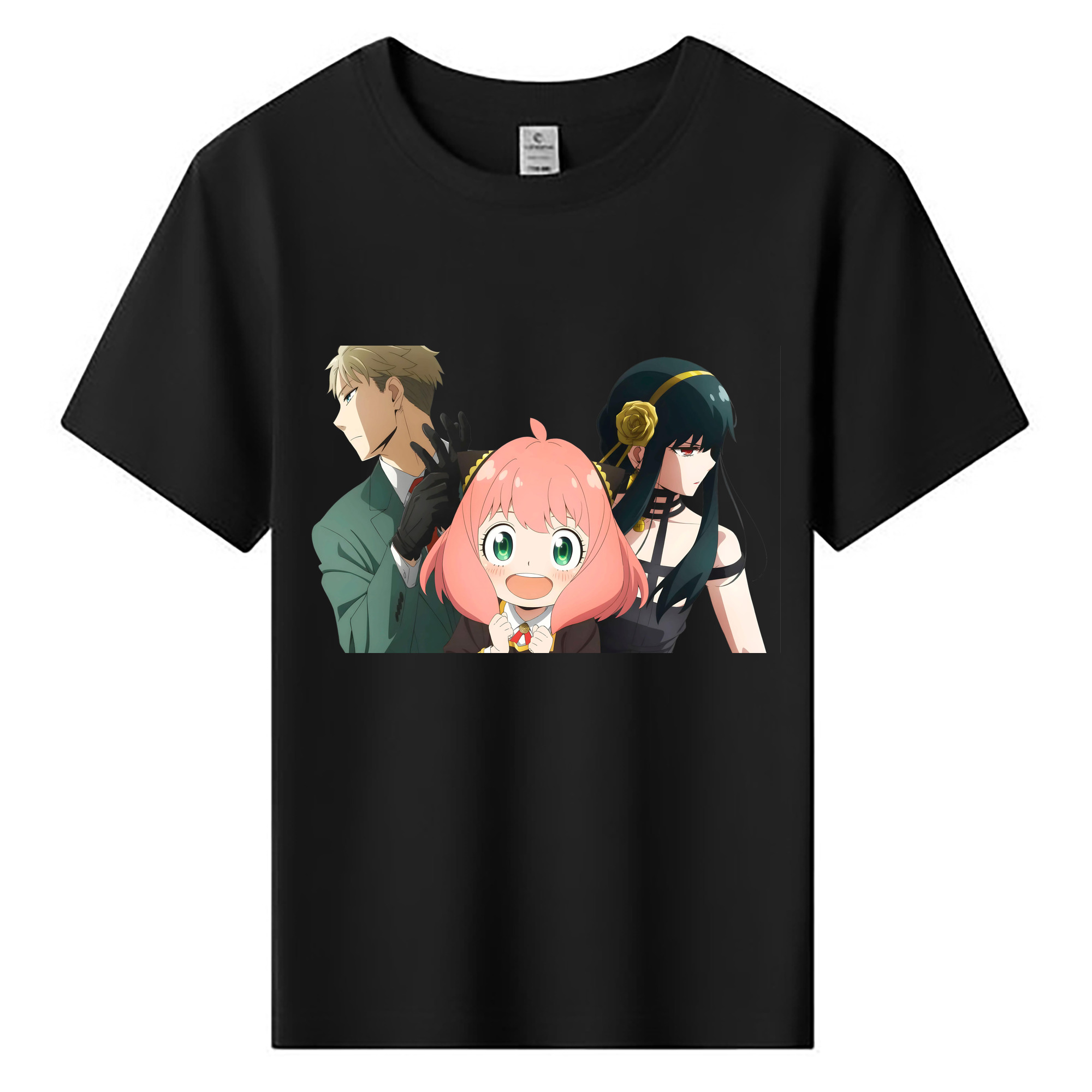 （画像用） SPY×FAMILY间谍家家酒 綿100％キッズTシャツ（フロントプリント）