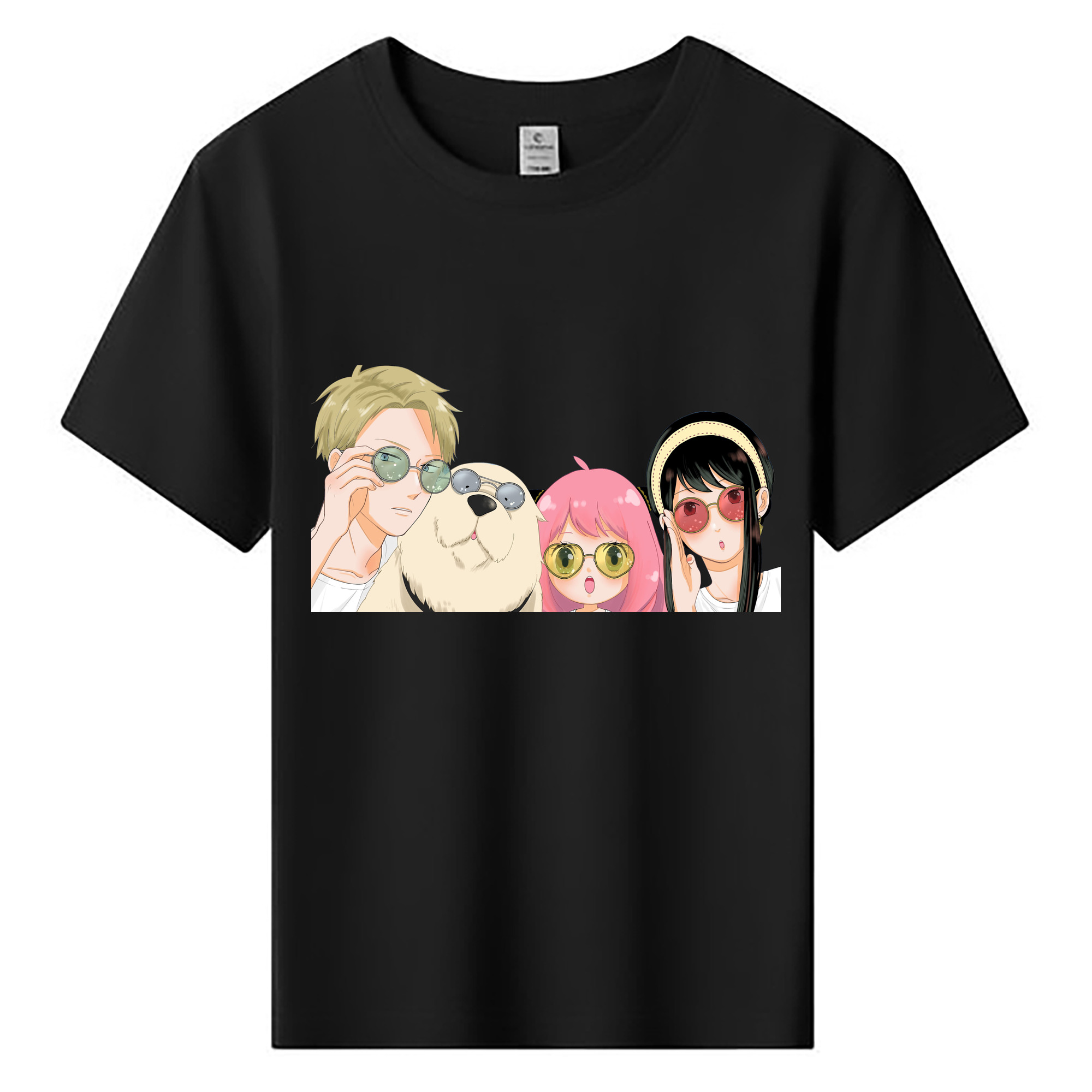 （画像用） SPY×FAMILY间谍家家酒 綿100％キッズTシャツ（フロントプリント）