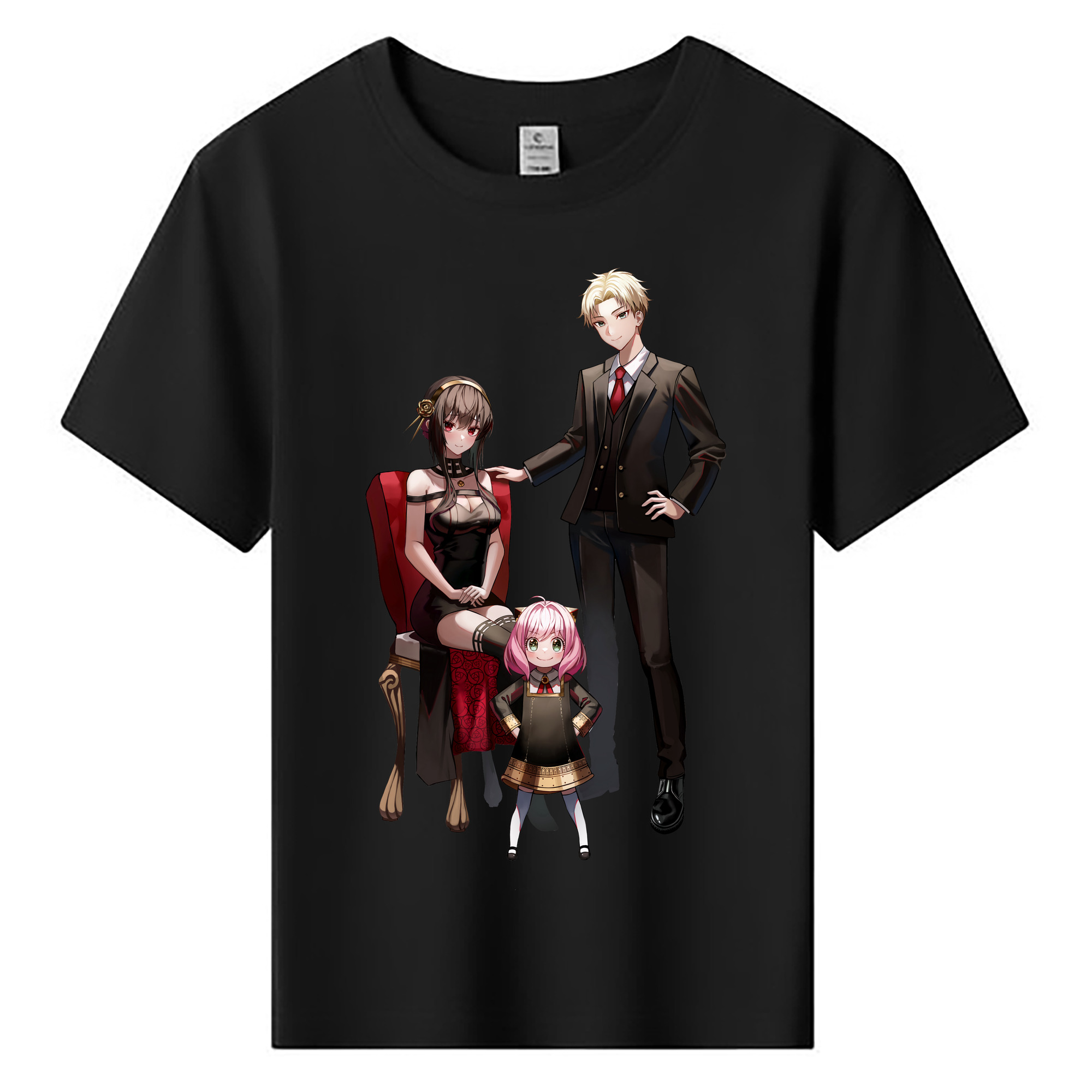 （画像用） SPY×FAMILY间谍家家酒 綿100％キッズTシャツ（フロントプリント）